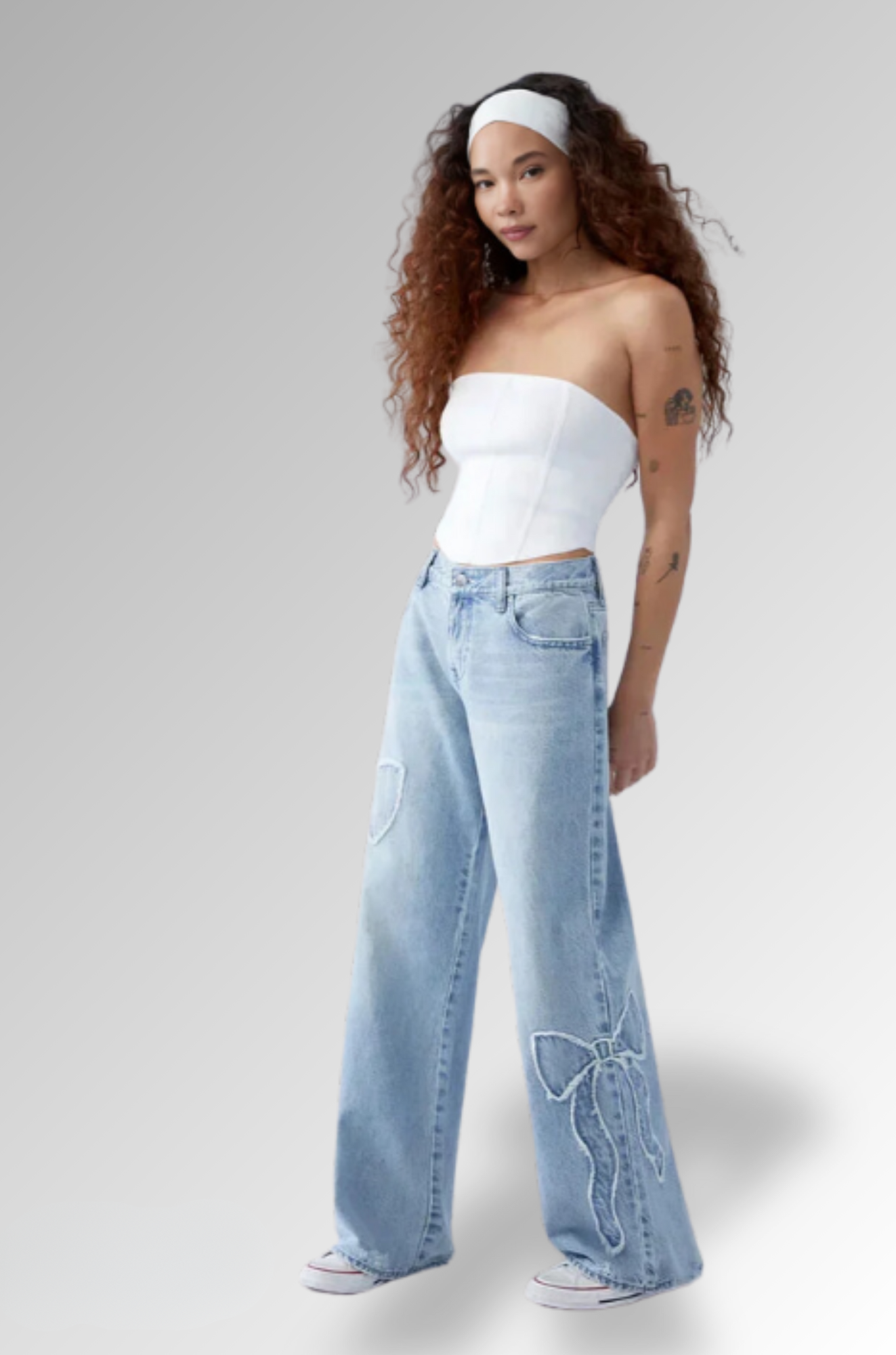 Vienna Baggy Jean - Trendy Wide-Leg Denim for Woman