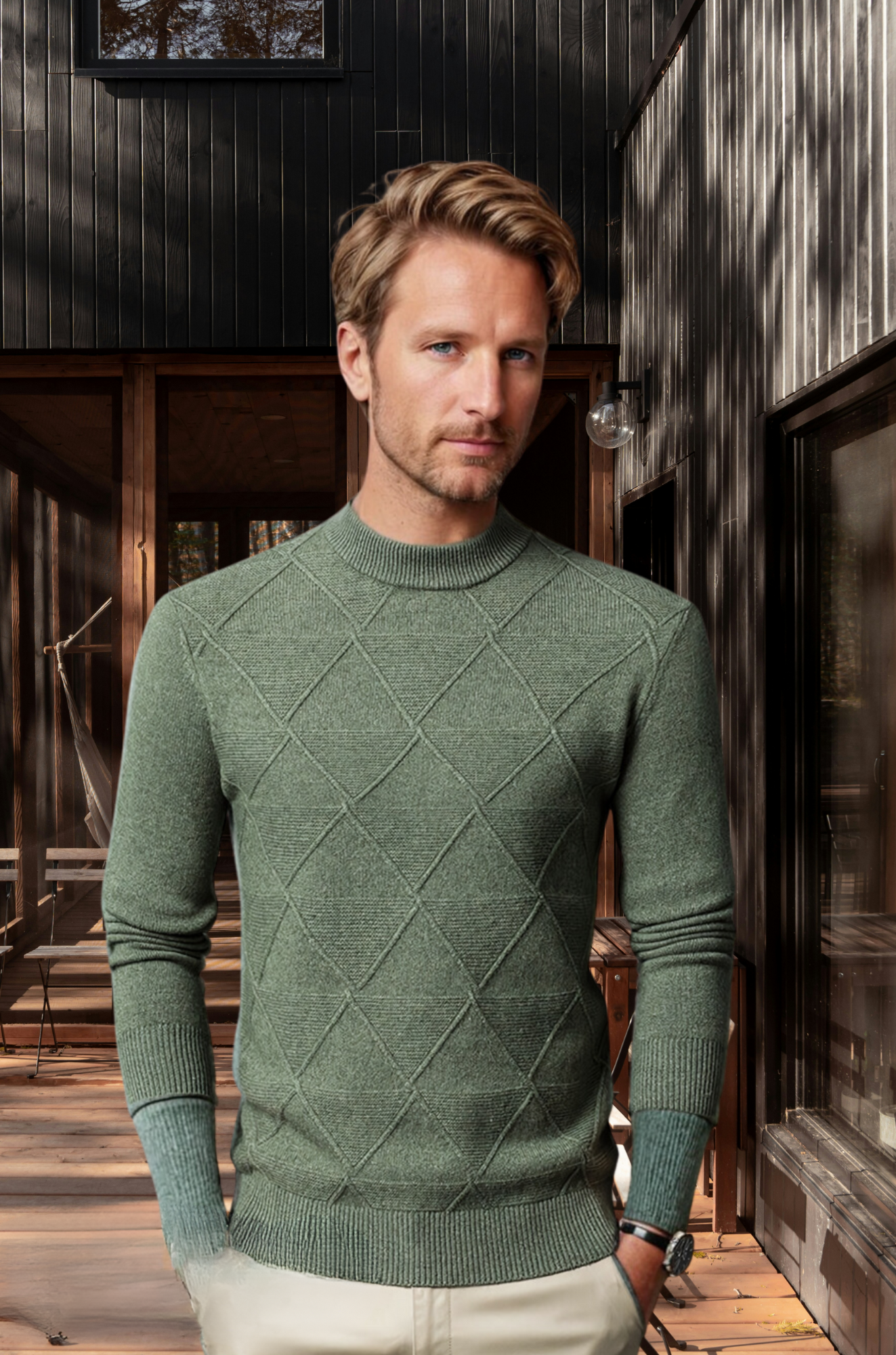 Sardinia Pullover – Breathable Knit Sweater for Men
