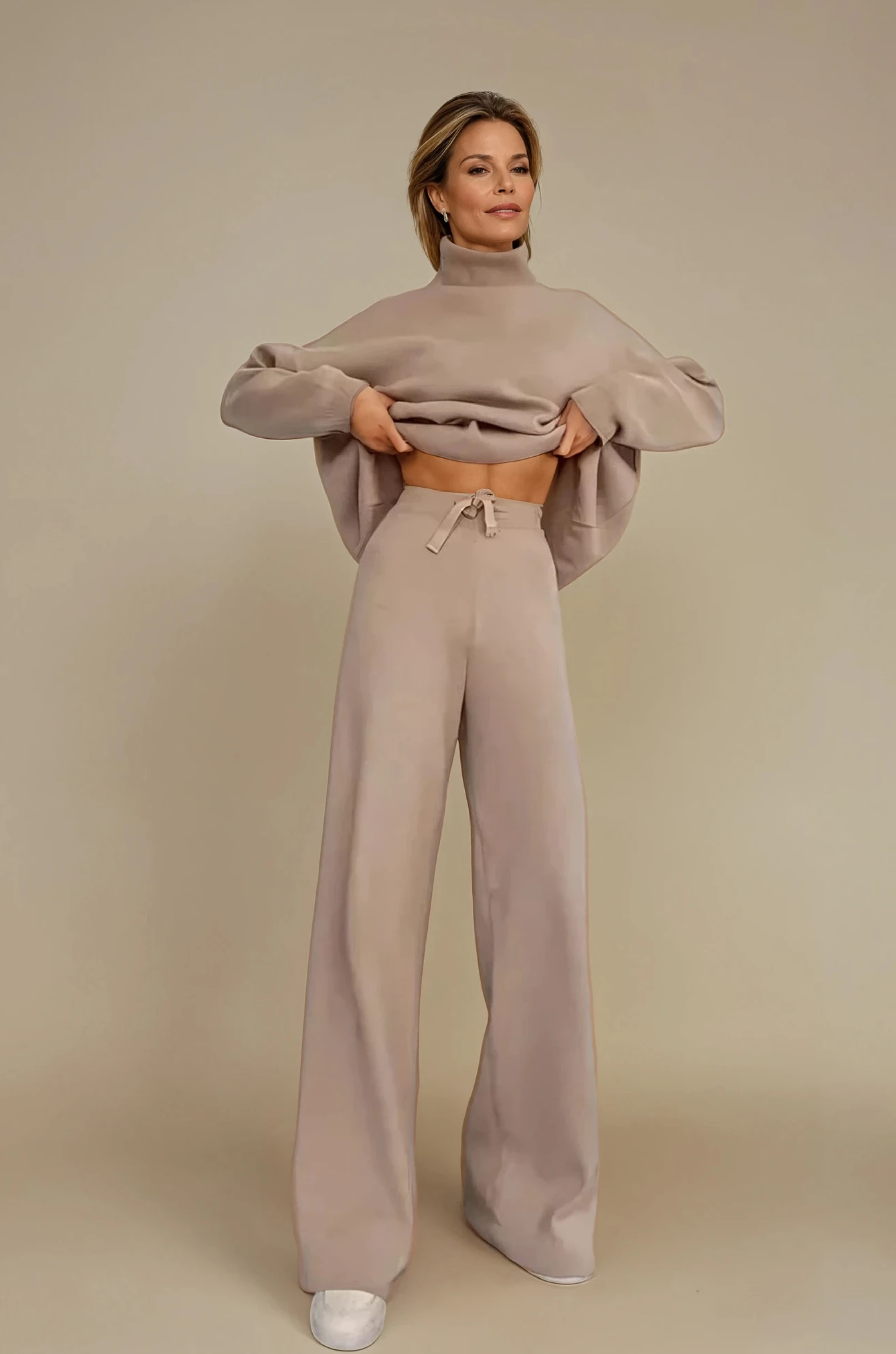 Luxora - Knitted Loose Lounge Set for Woman