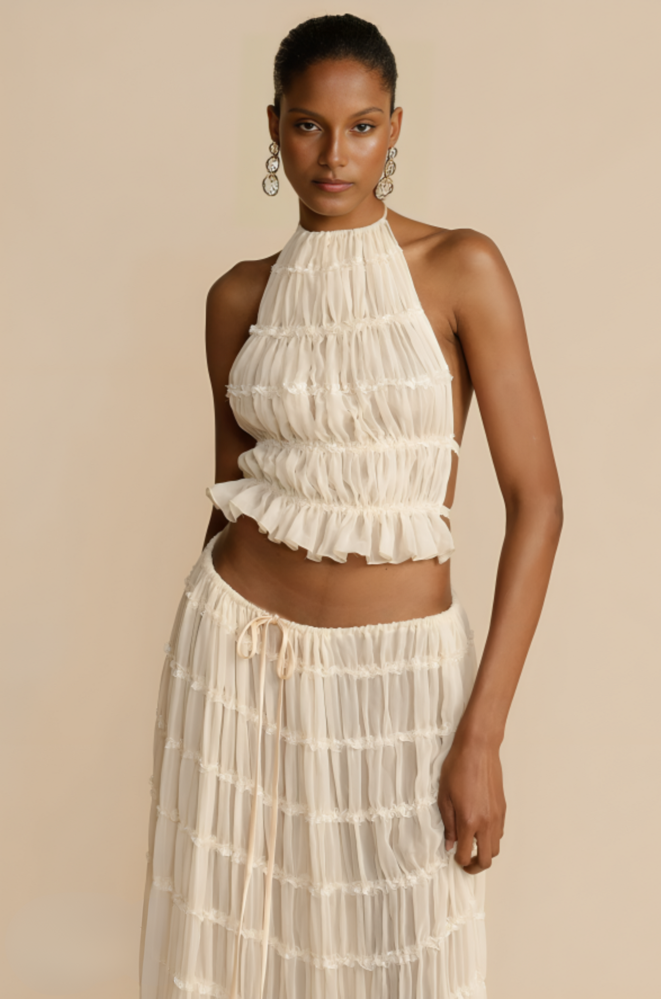 Lola Dress - Halter Maxi Dress for Woman