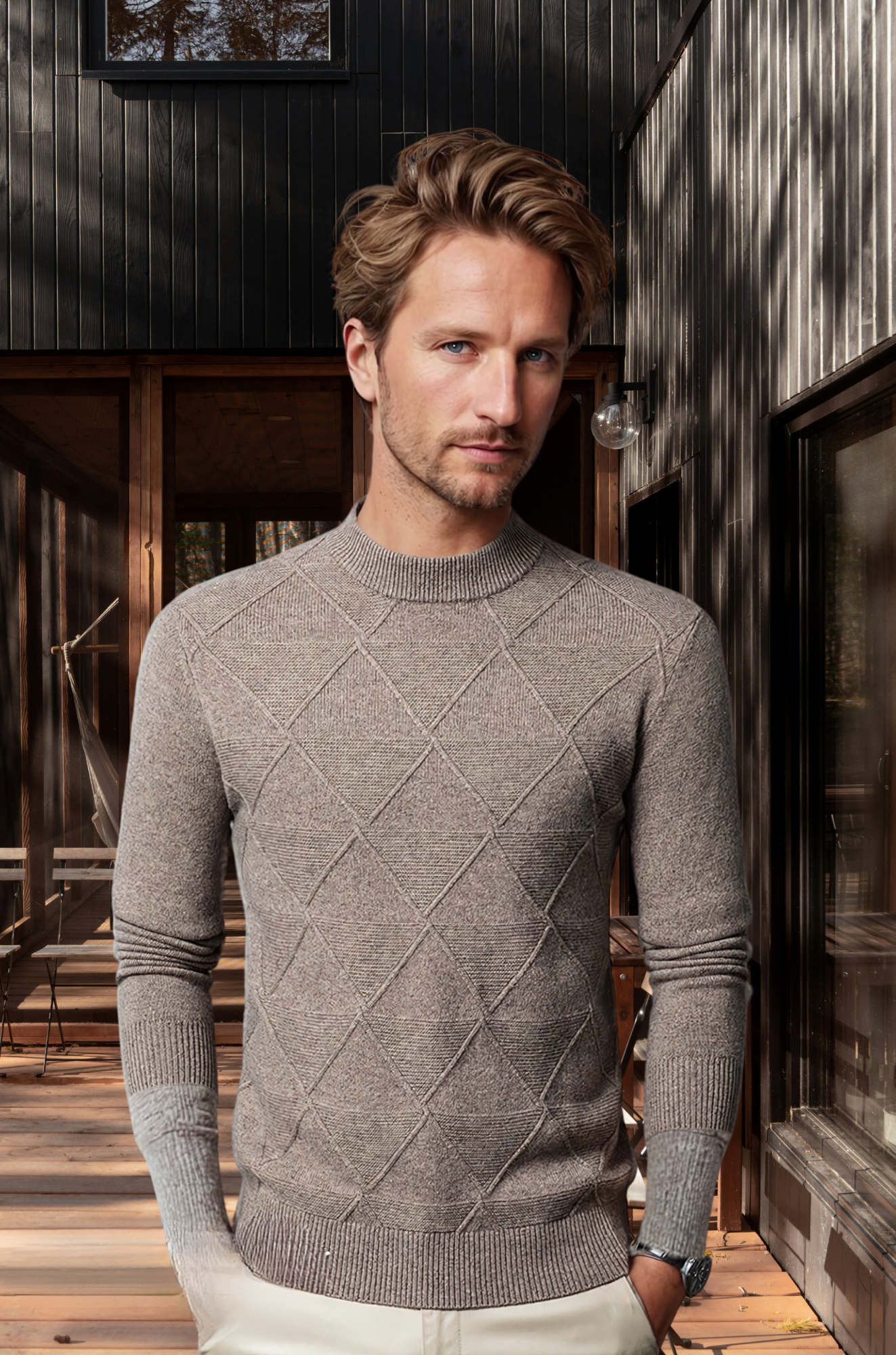 Sardinia Pullover – Breathable Knit Sweater for Men
