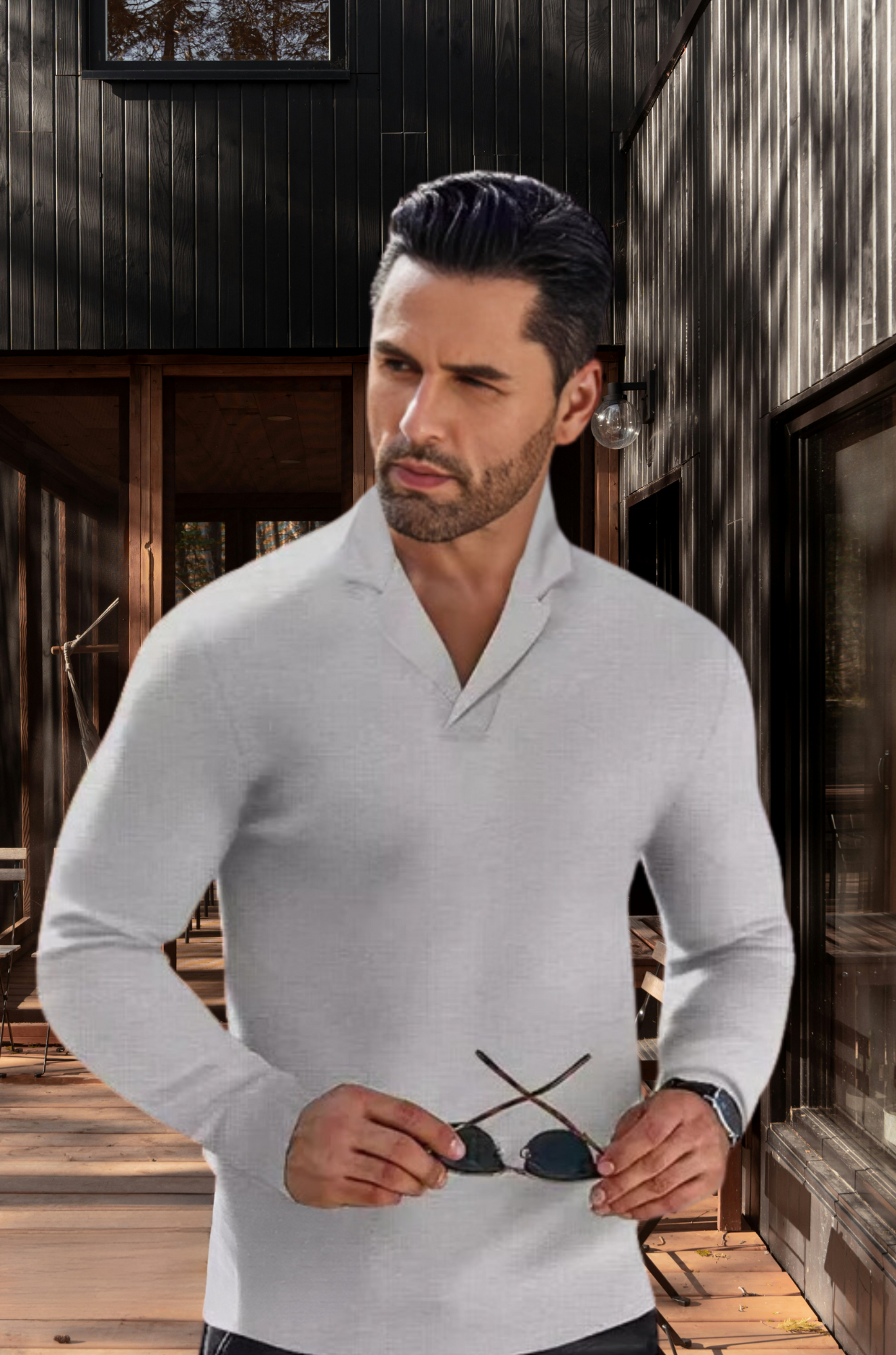 Amalfi Pullover - Sporty Sweater for Men