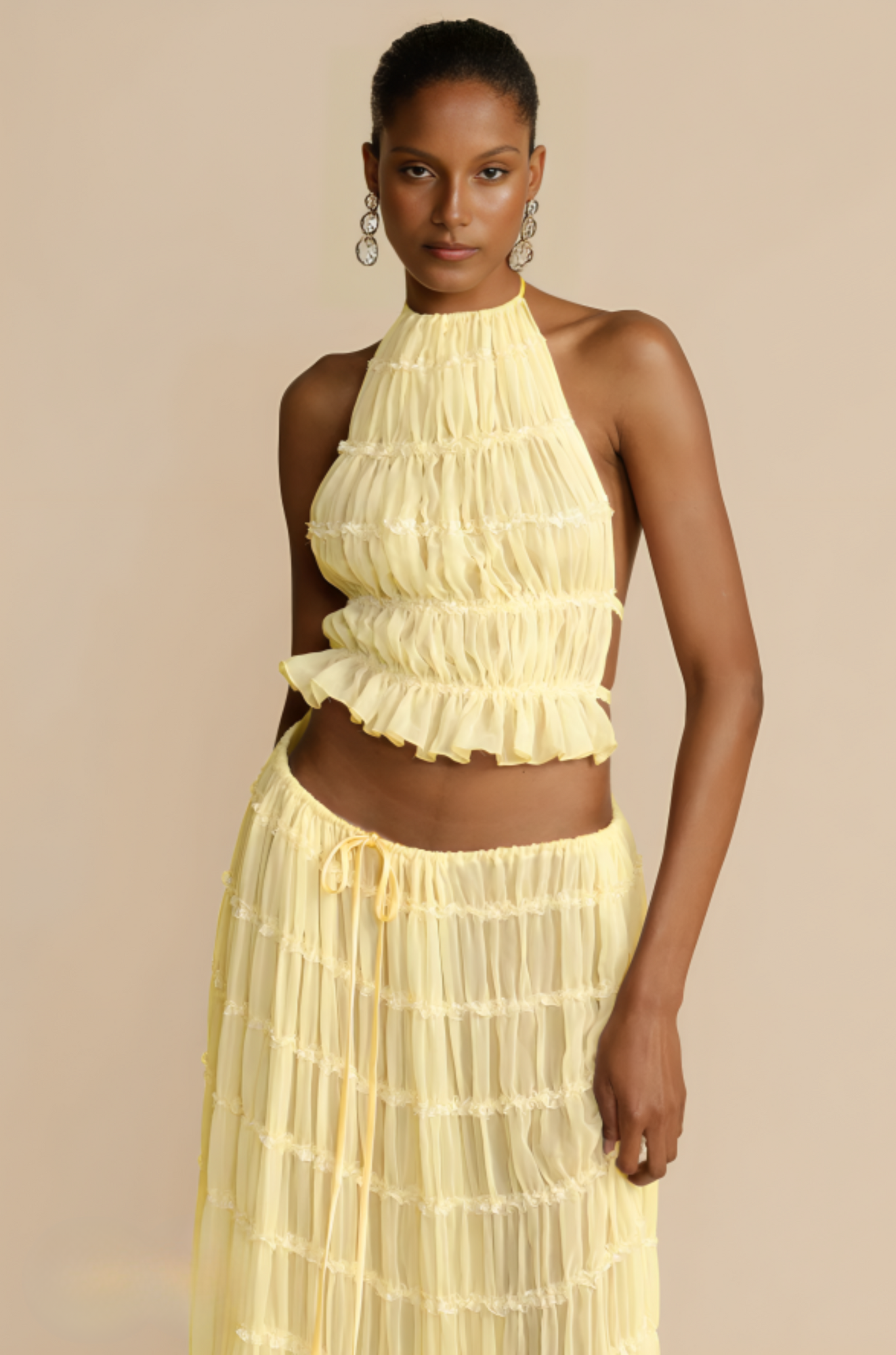 Lola Dress - Halter Maxi Dress for Woman