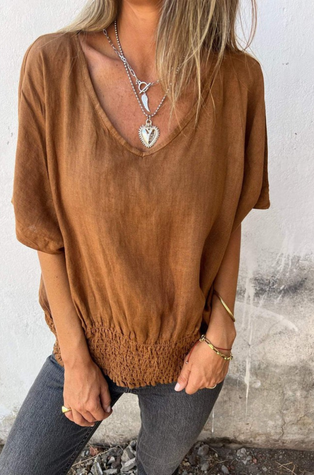 Lana Vintage Top - Effortlessly Chic Blouse for Woman