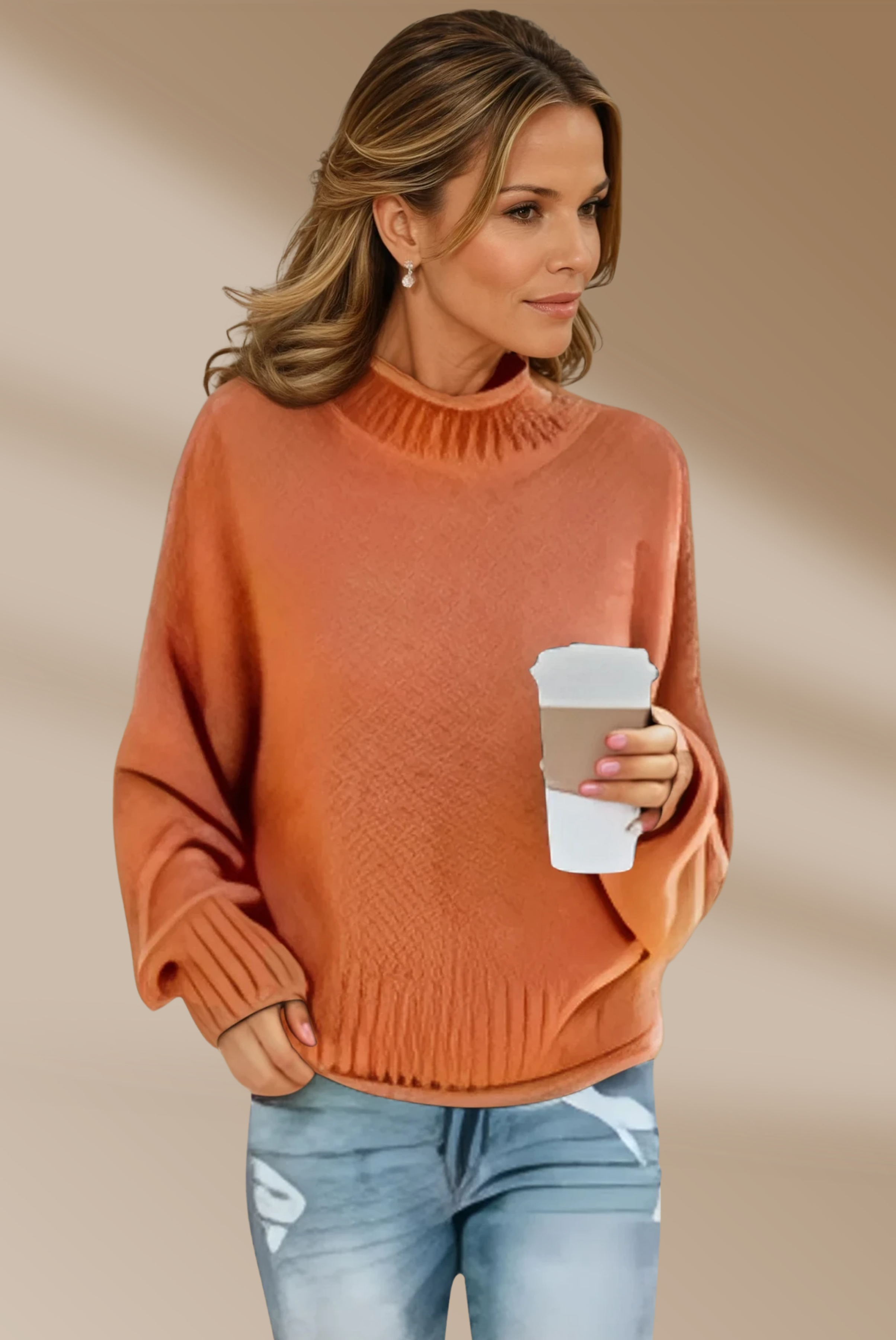 Sylvia - Classic Knit Jumper for Woman