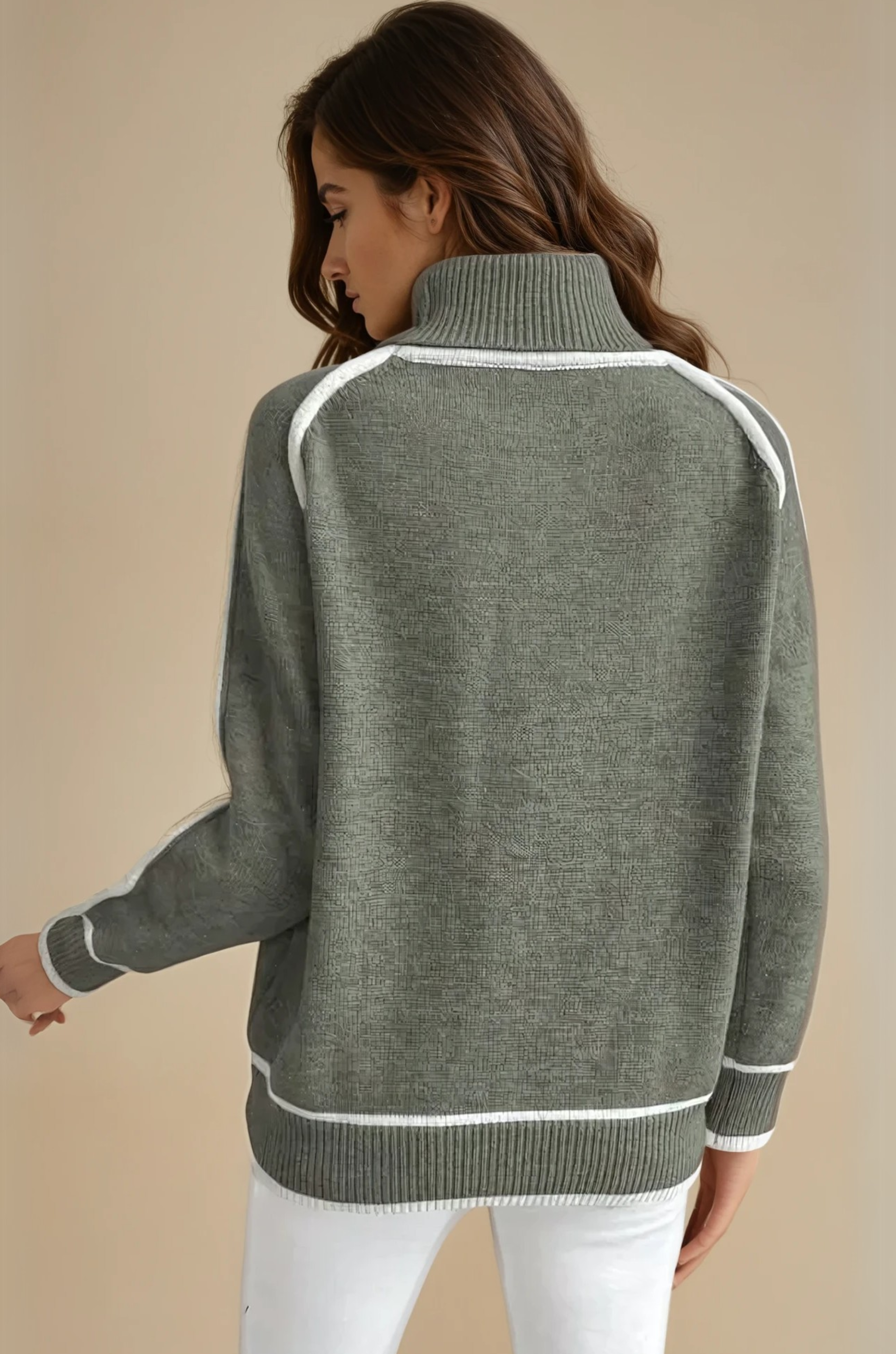 Lina - Elegant Knit Turtleneck Pullover for Woman