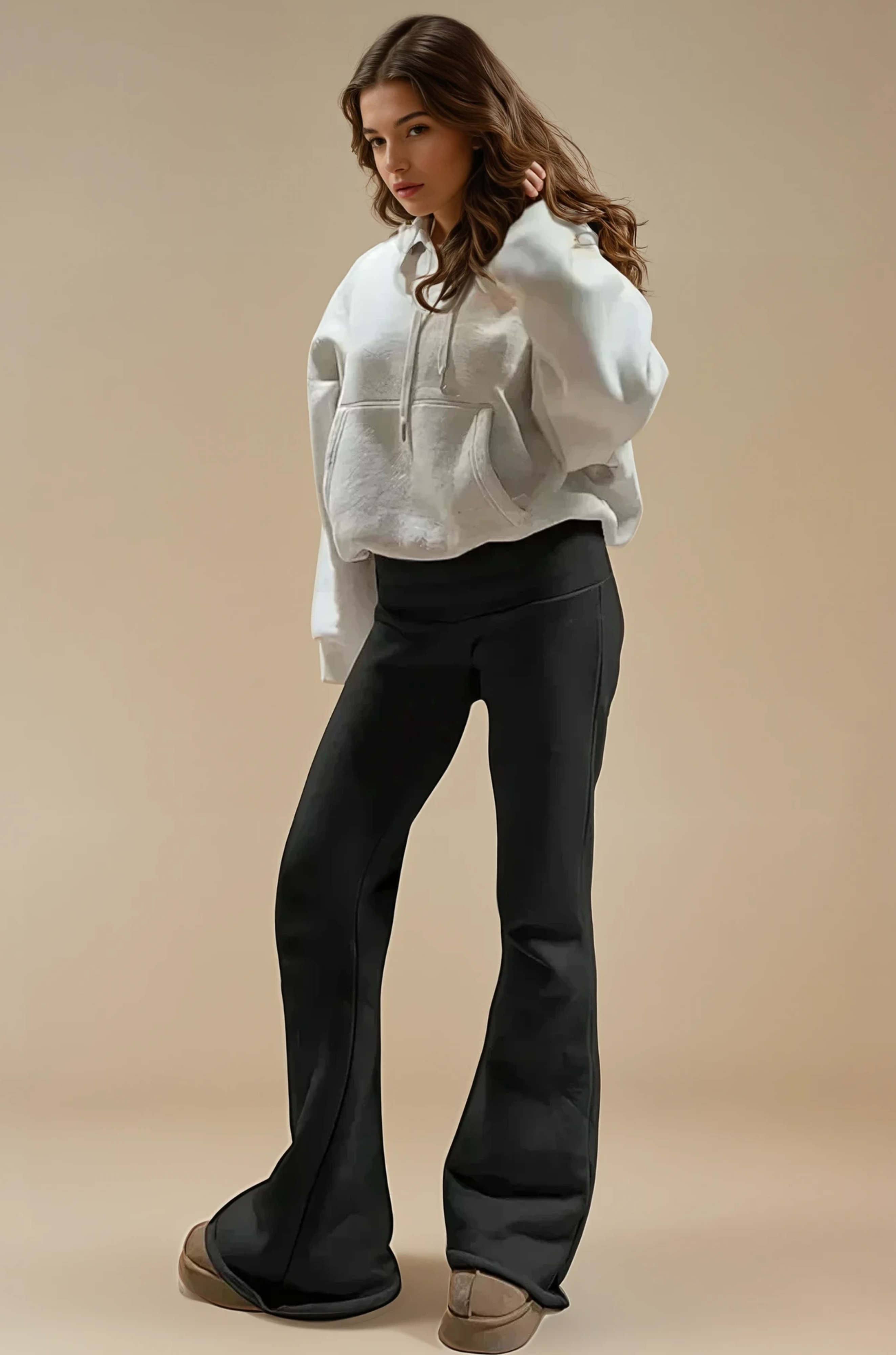 Liana - Ultra-Soft Flared Lounge Pants for Woman