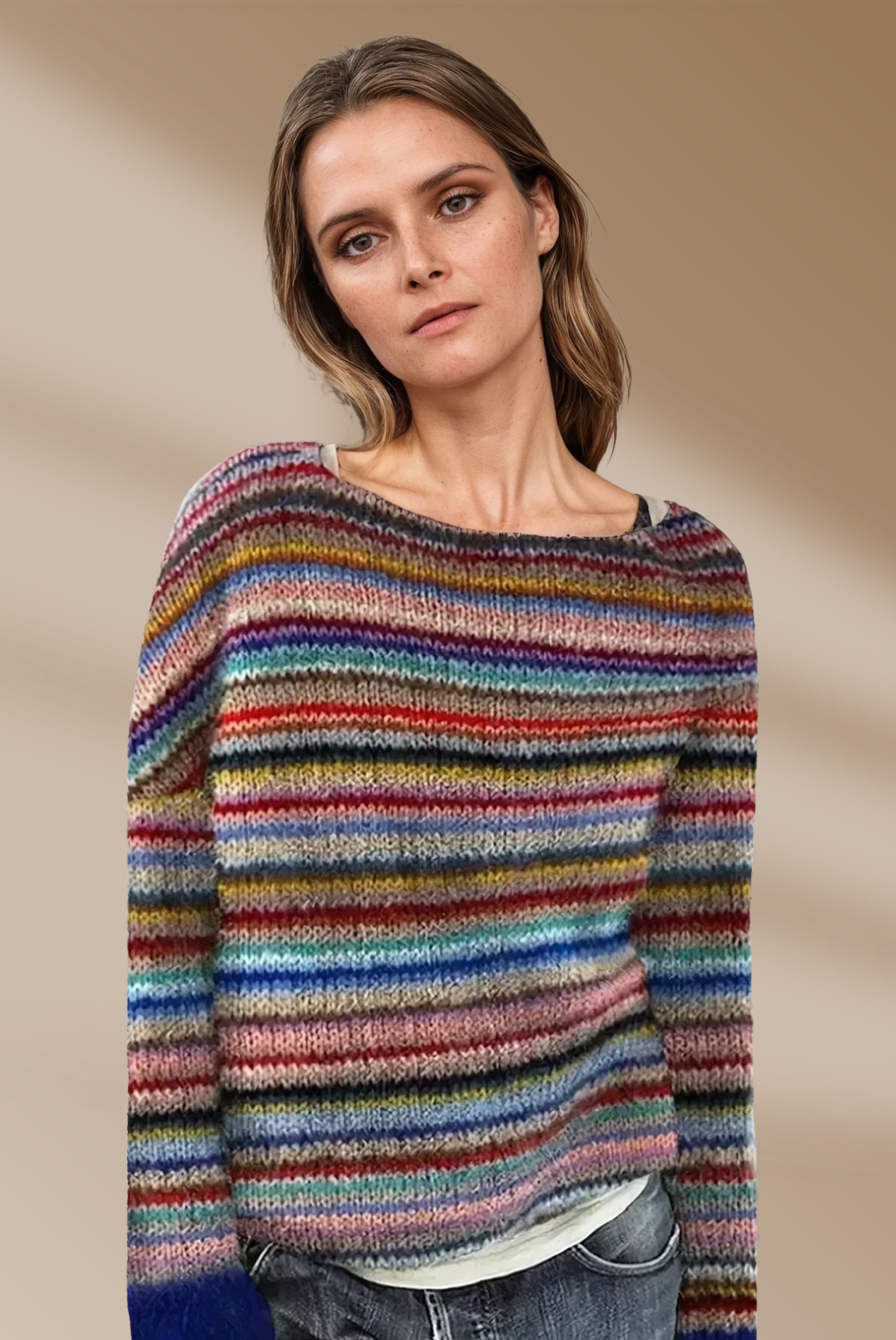 Nocturne - Cozy Knitted Nordic Patterns Sweater for Woman