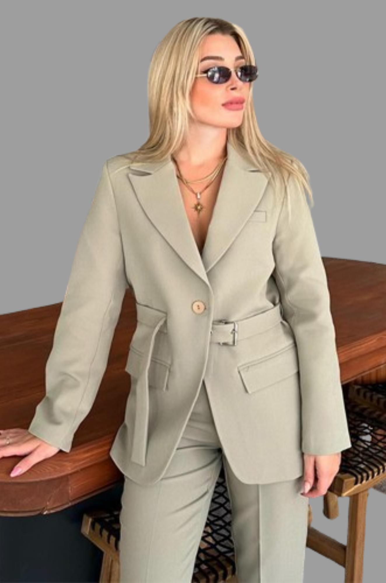 Amara - Tailored Blazer Set for Woman