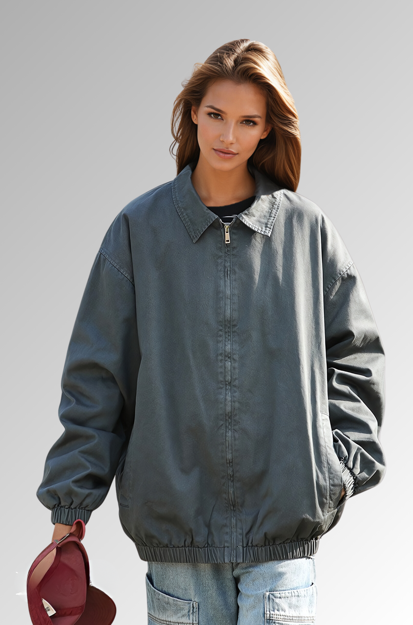 Bondi Breeze Coat - Oversized Jacket for Woman
