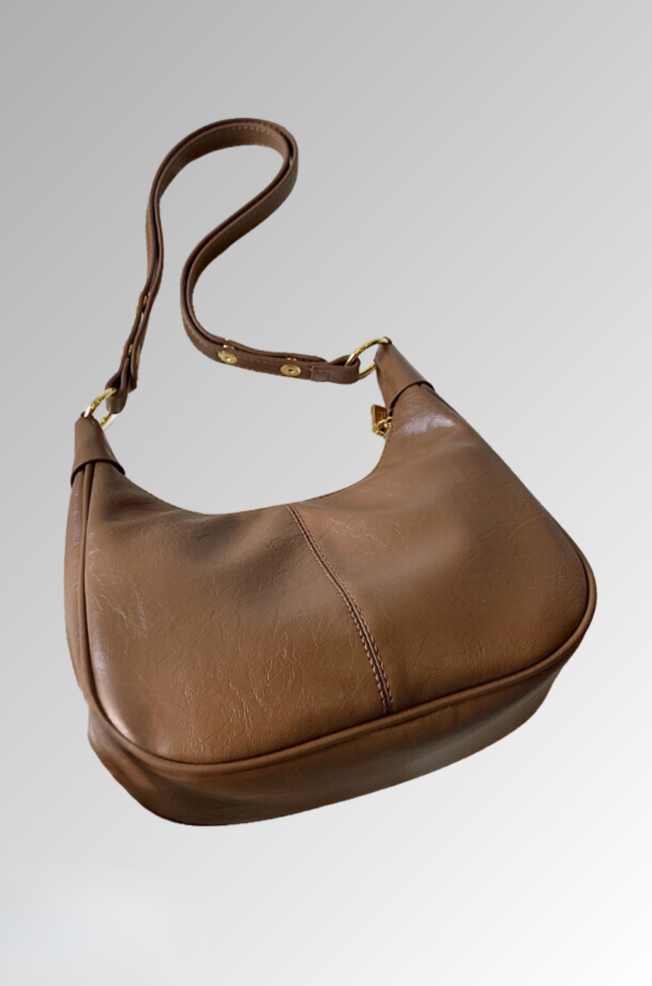 Heritage Luxe - Leather Shoulder Bag for Woman
