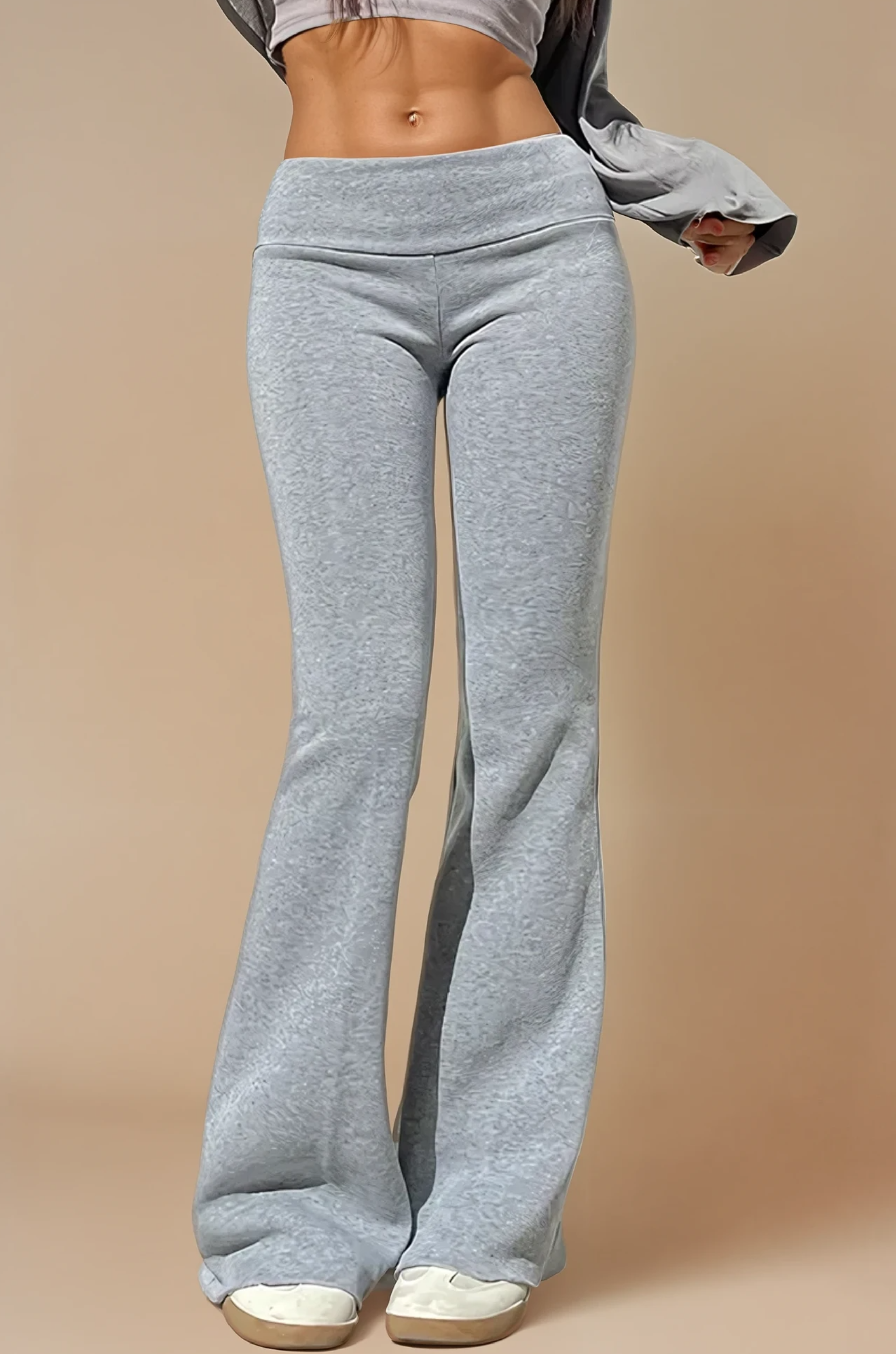 Liana - Ultra-Soft Flared Lounge Pants for Woman