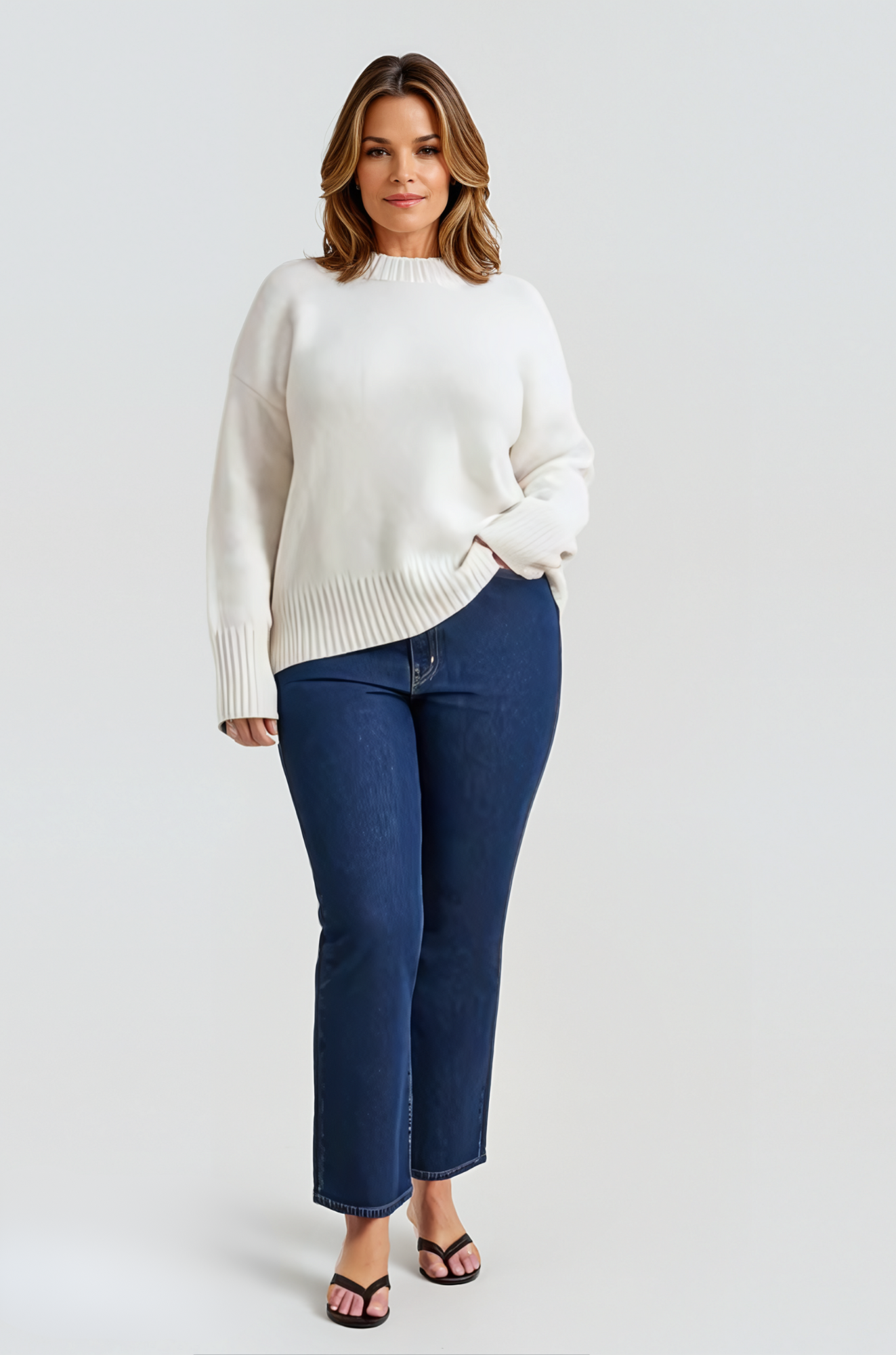 Wool Jumper - Luxury Soft Sweater for Woman