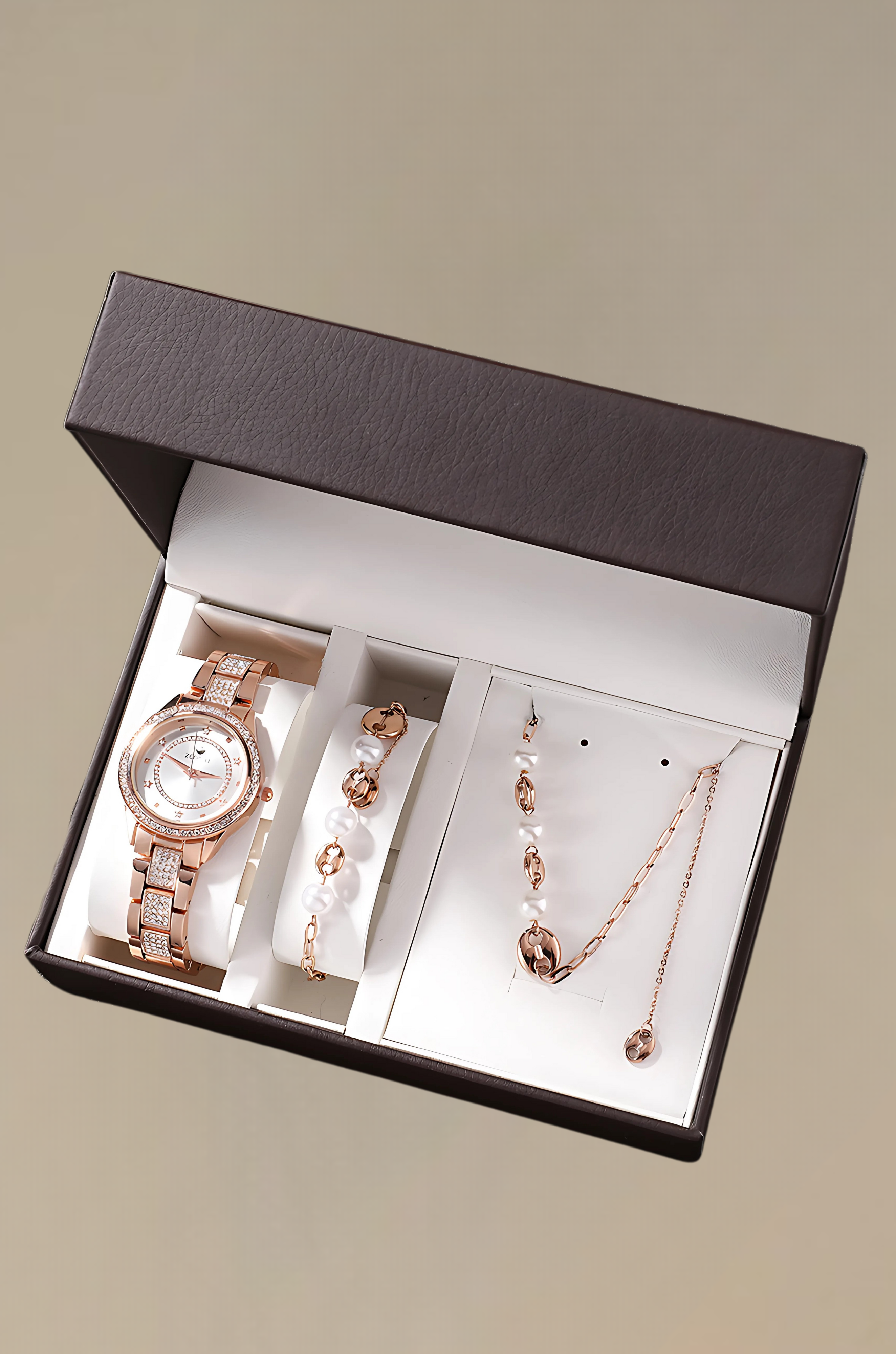 Arielle - Luxurious Watch and Jewelry Set for Woman