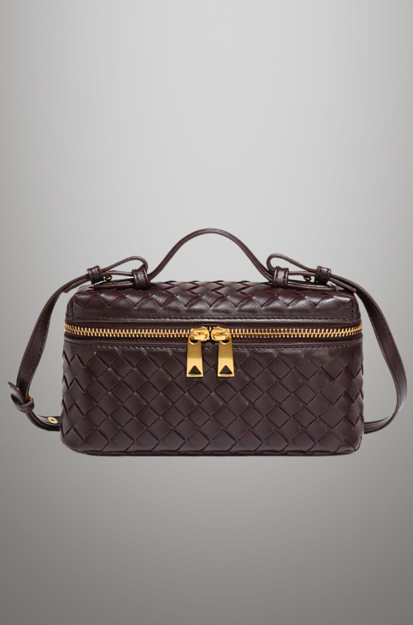 Tara - Elegant Woven Leather Bag for Woman