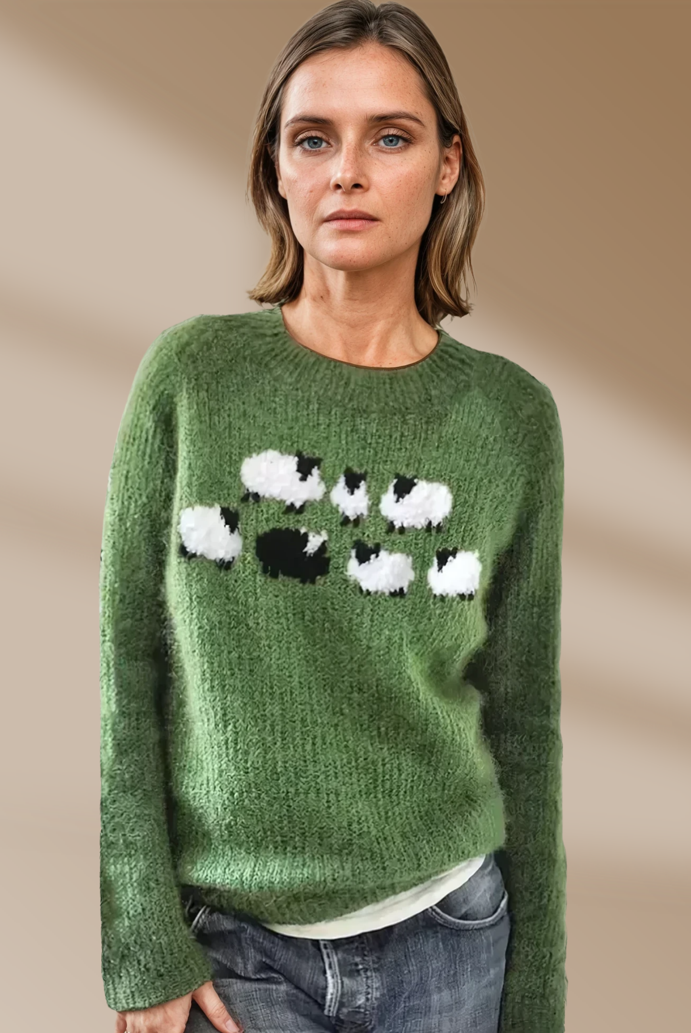 Nocturne - Cozy Knitted Nordic Patterns Sweater for Woman