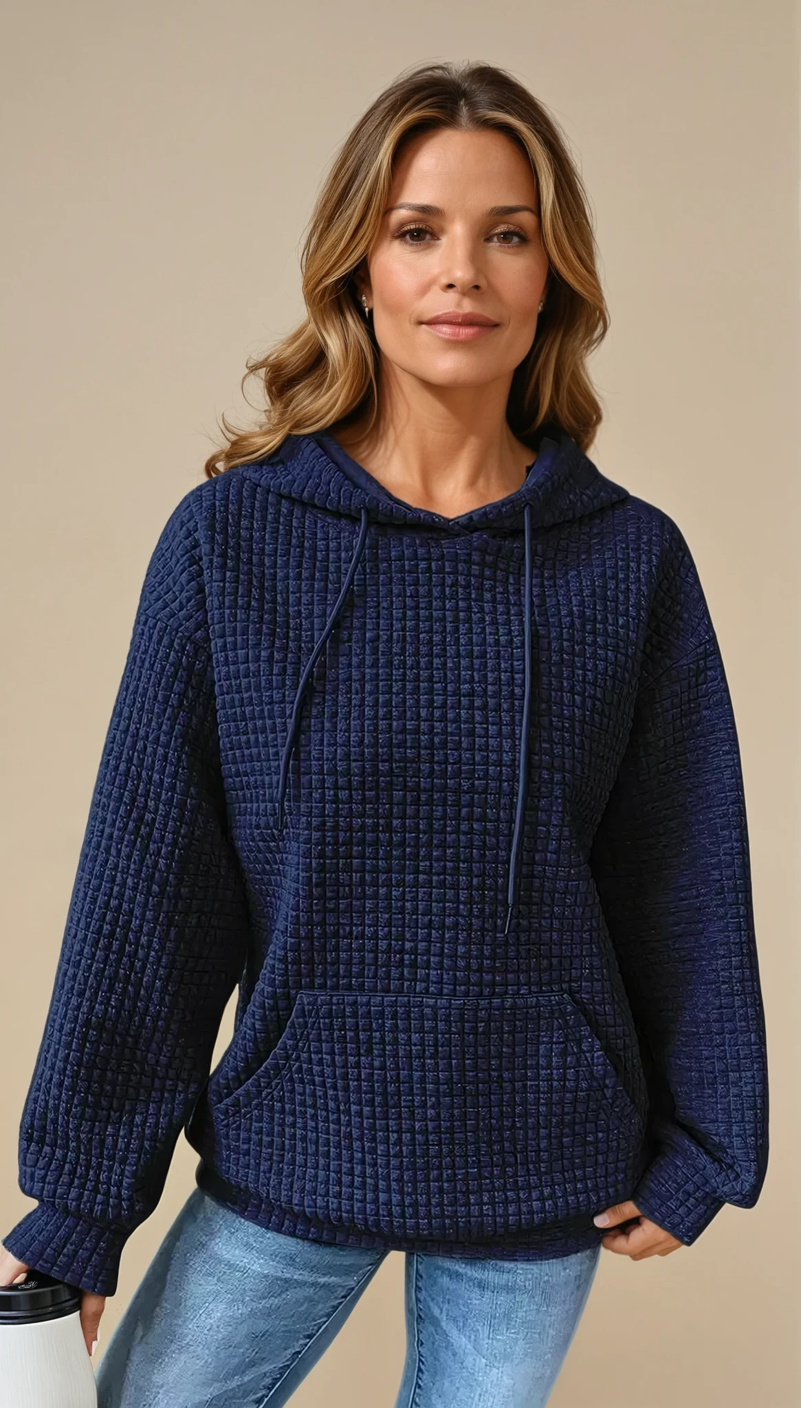 Plain Casual Hoodie Sweatshirt - Comfy Chic