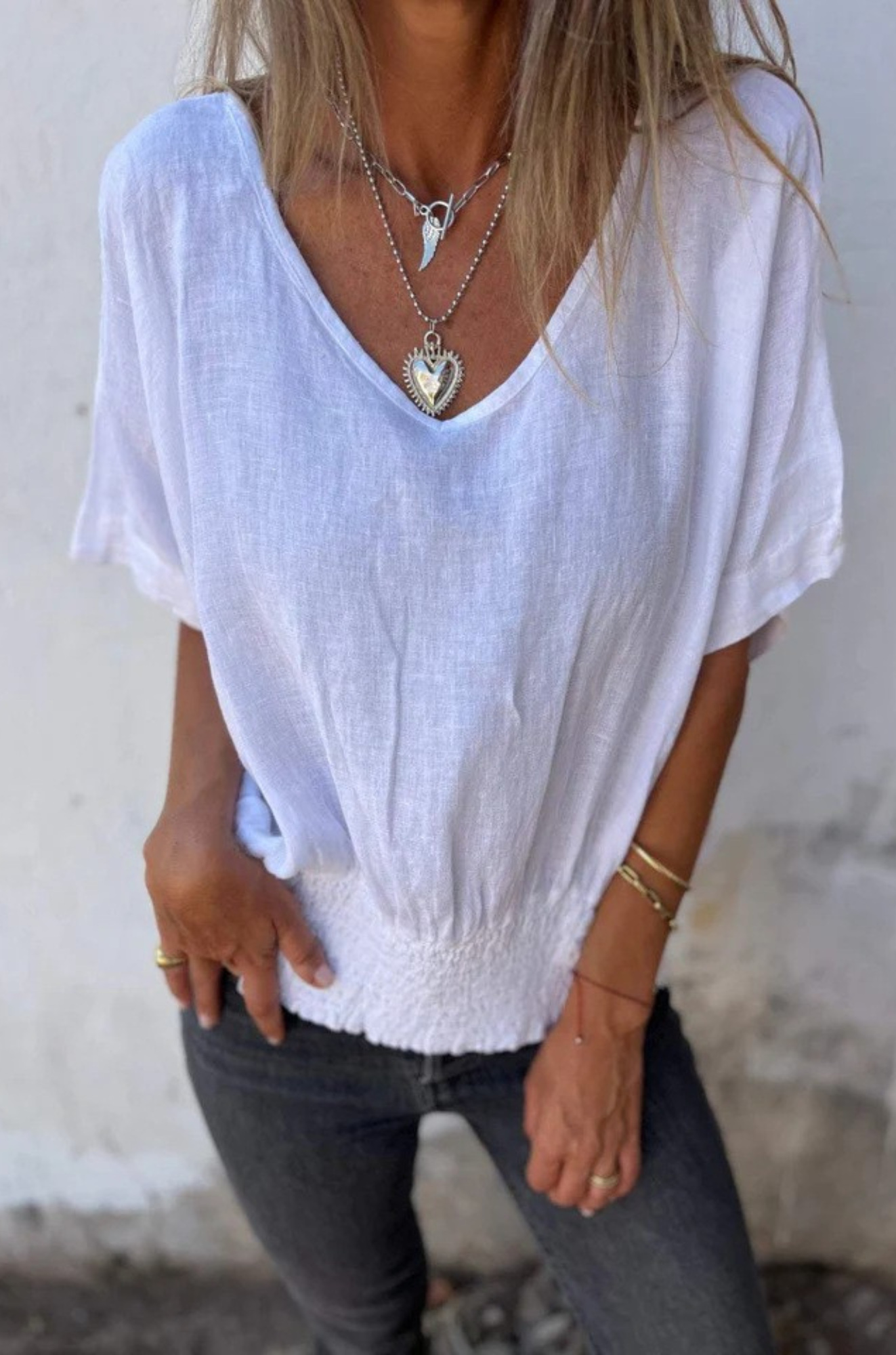 Lana Vintage Top - Effortlessly Chic Blouse for Woman