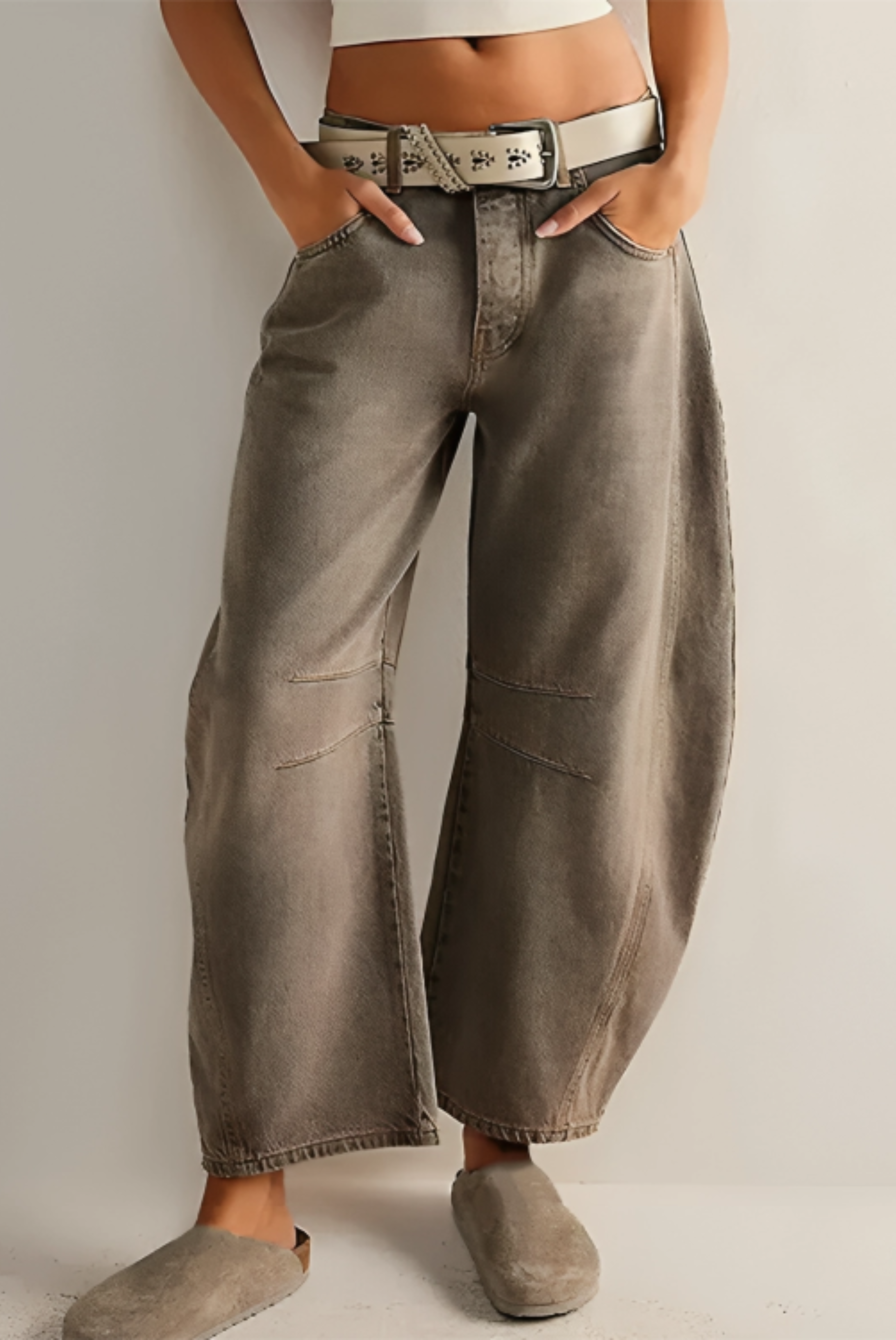 Manon Wide Leg Comfort Jeans - Relaxed Fit for Woman
