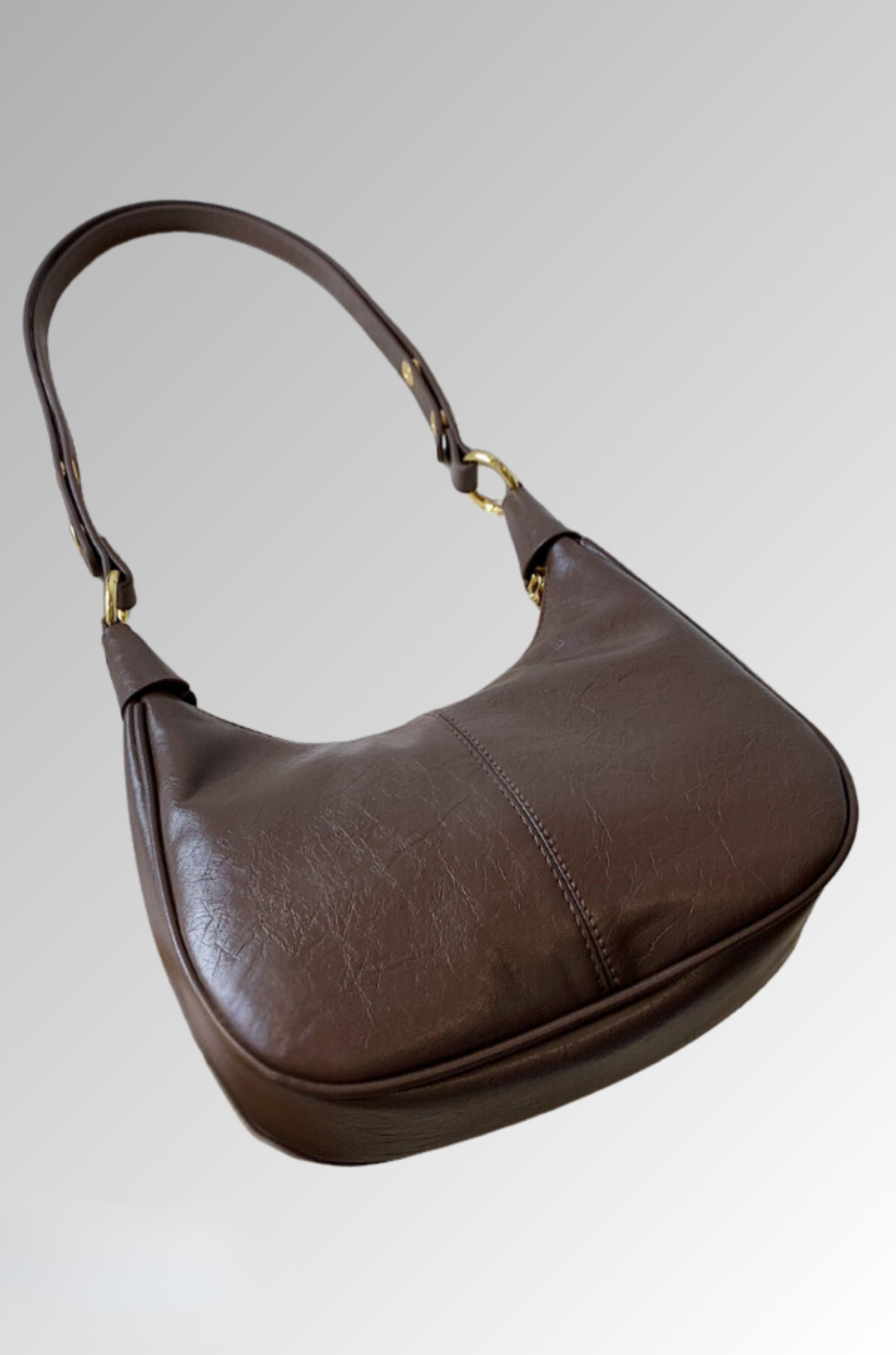 Heritage Luxe - Leather Shoulder Bag for Woman