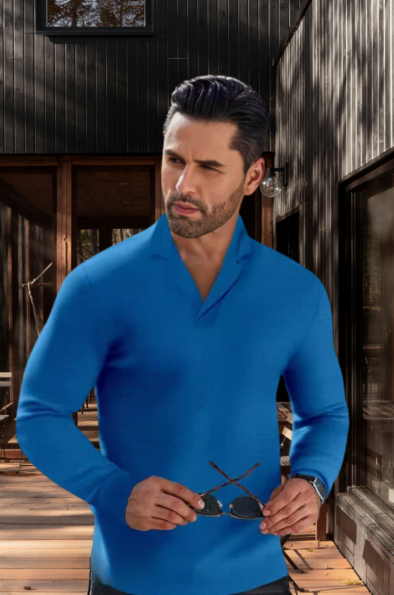 Amalfi Pullover - Sporty Sweater for Men