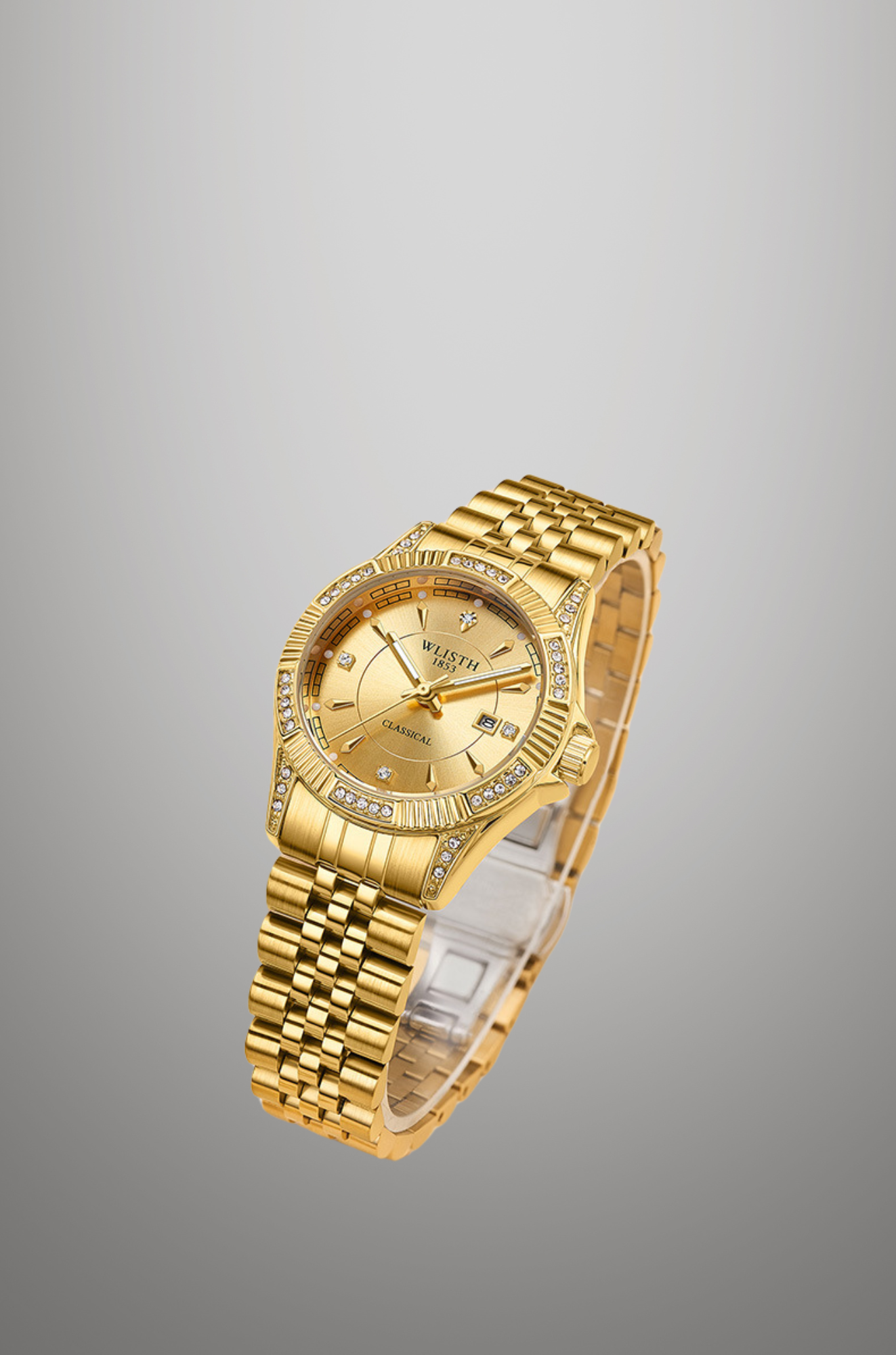 WLISTH - Classy Gold-Plated Watch for Woman