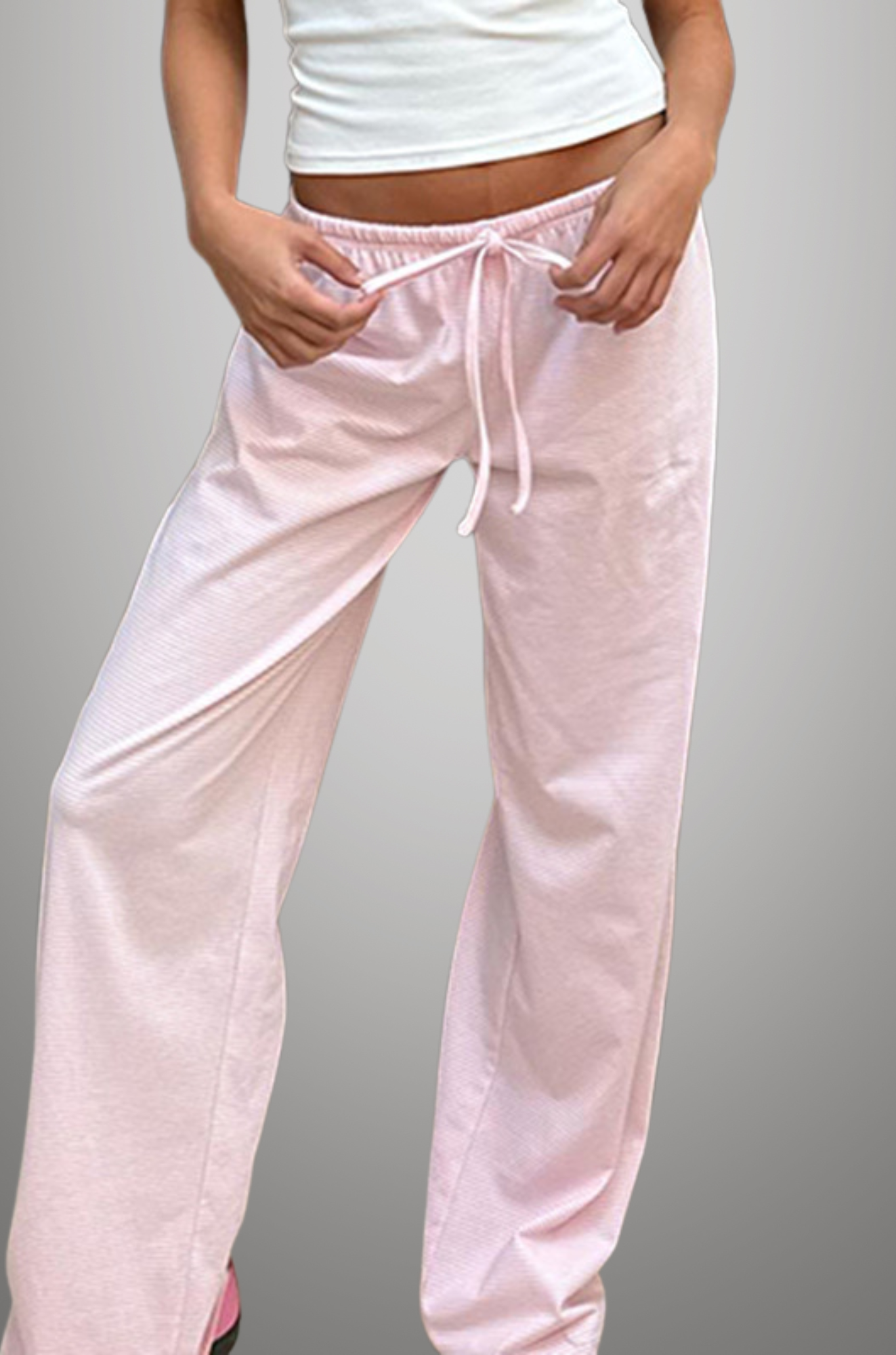 Piper - Soft Striped Lounge Pants for Woman