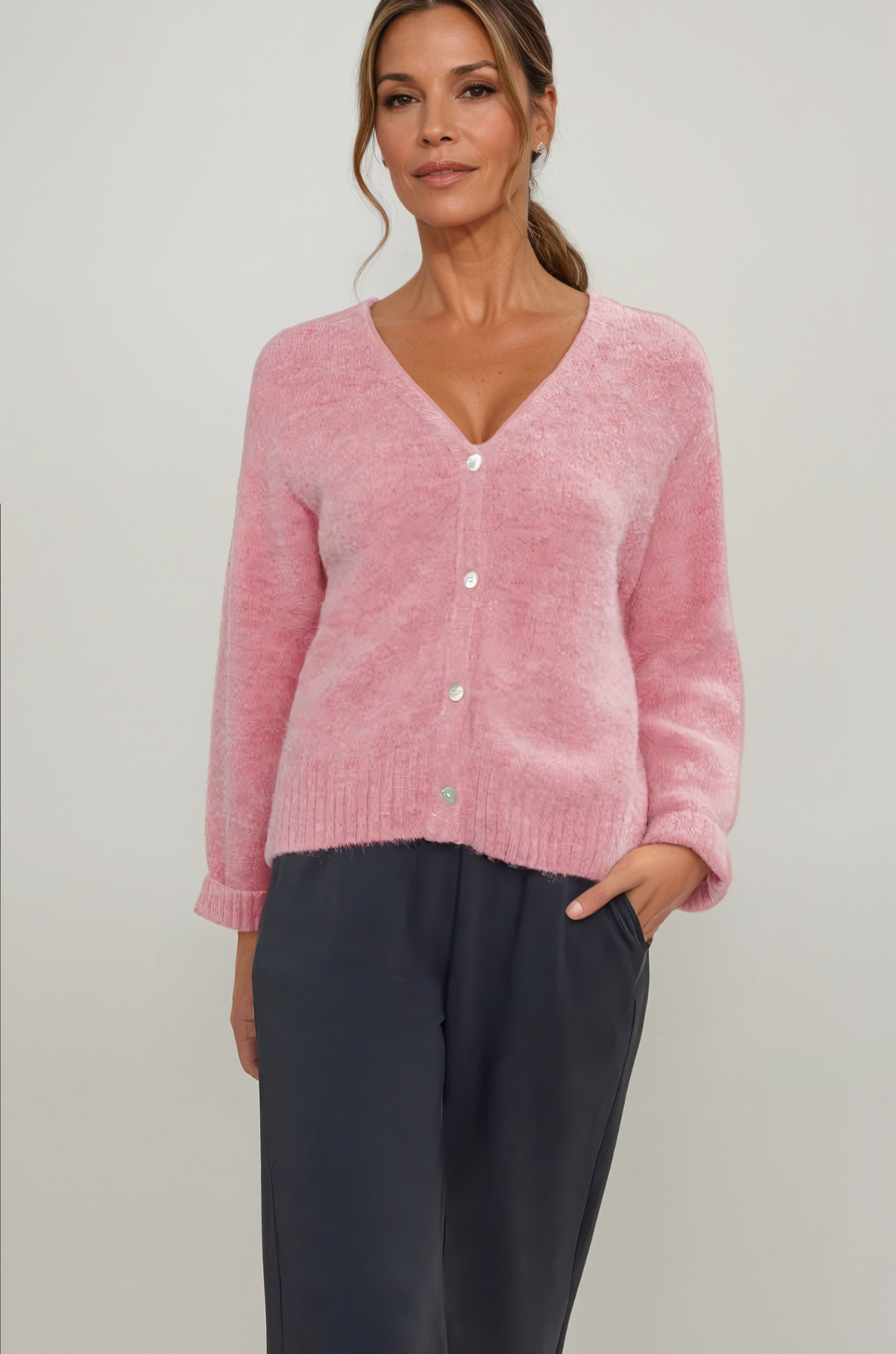 Luxe Merino Cardigan - Lavish Luxe Merino for Woman