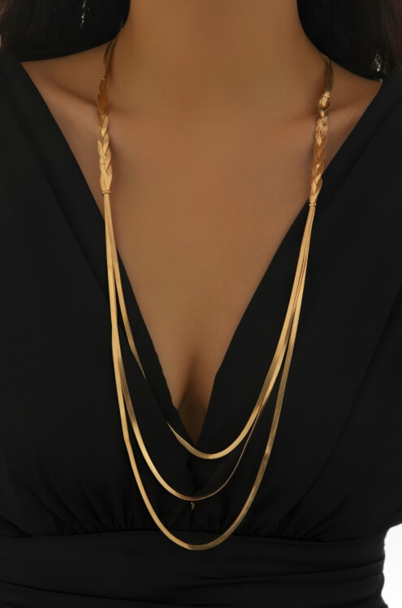 Solara Set - Braided Choker Necklace for Woman