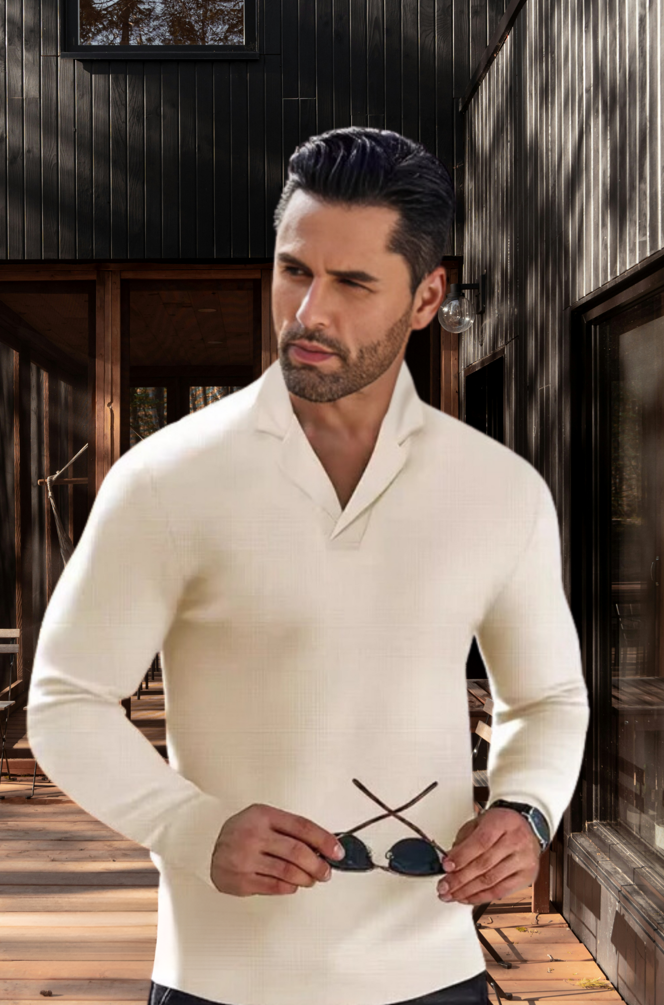 Amalfi Pullover - Sporty Sweater for Men