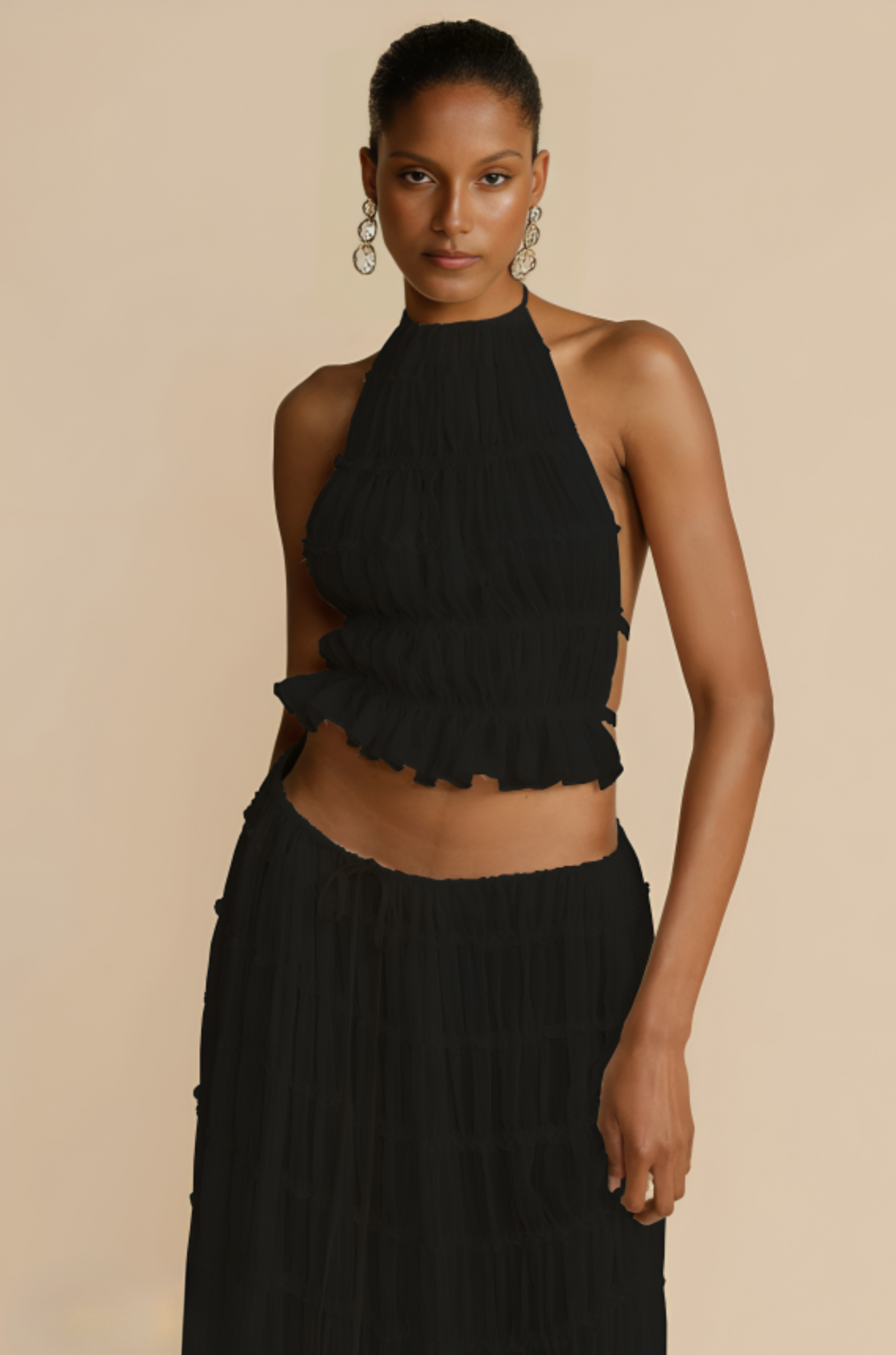 Lola Dress - Halter Maxi Dress for Woman