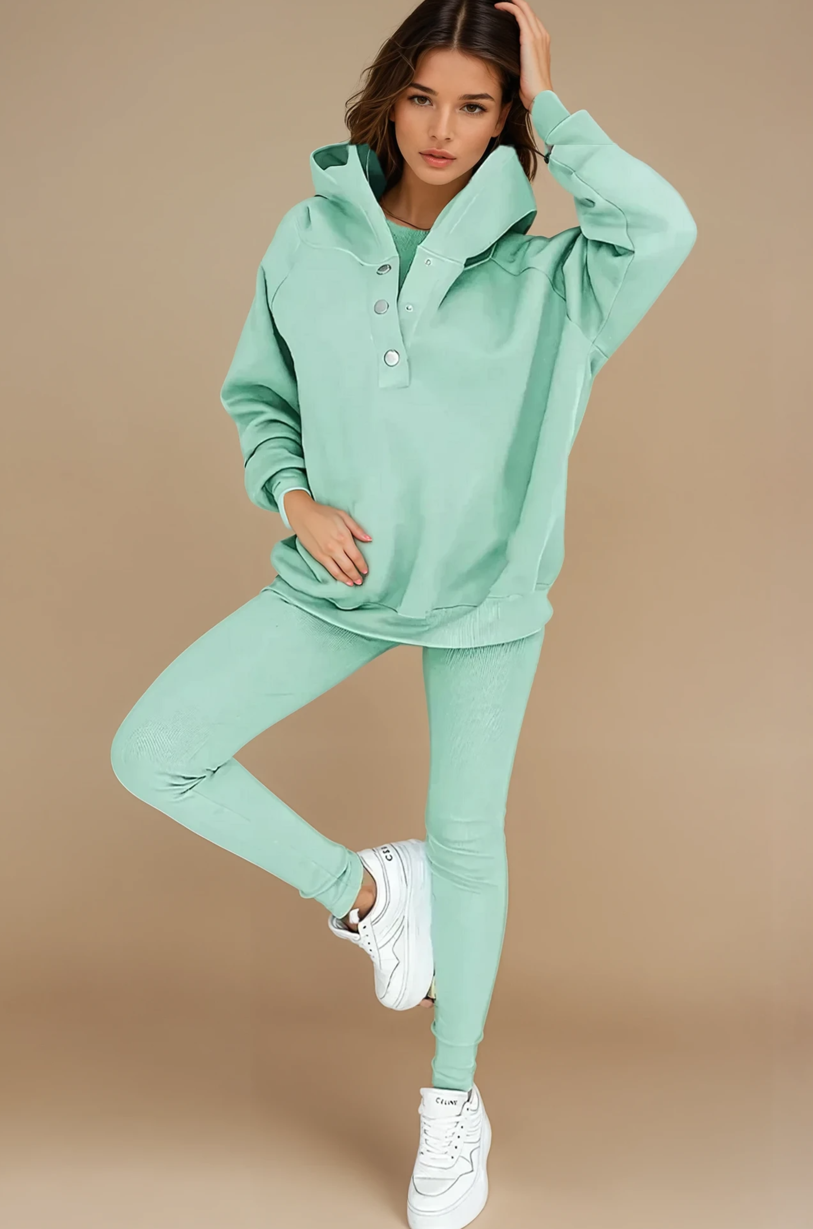 Hooded Casual and Comfortable Sweatshirt Suit