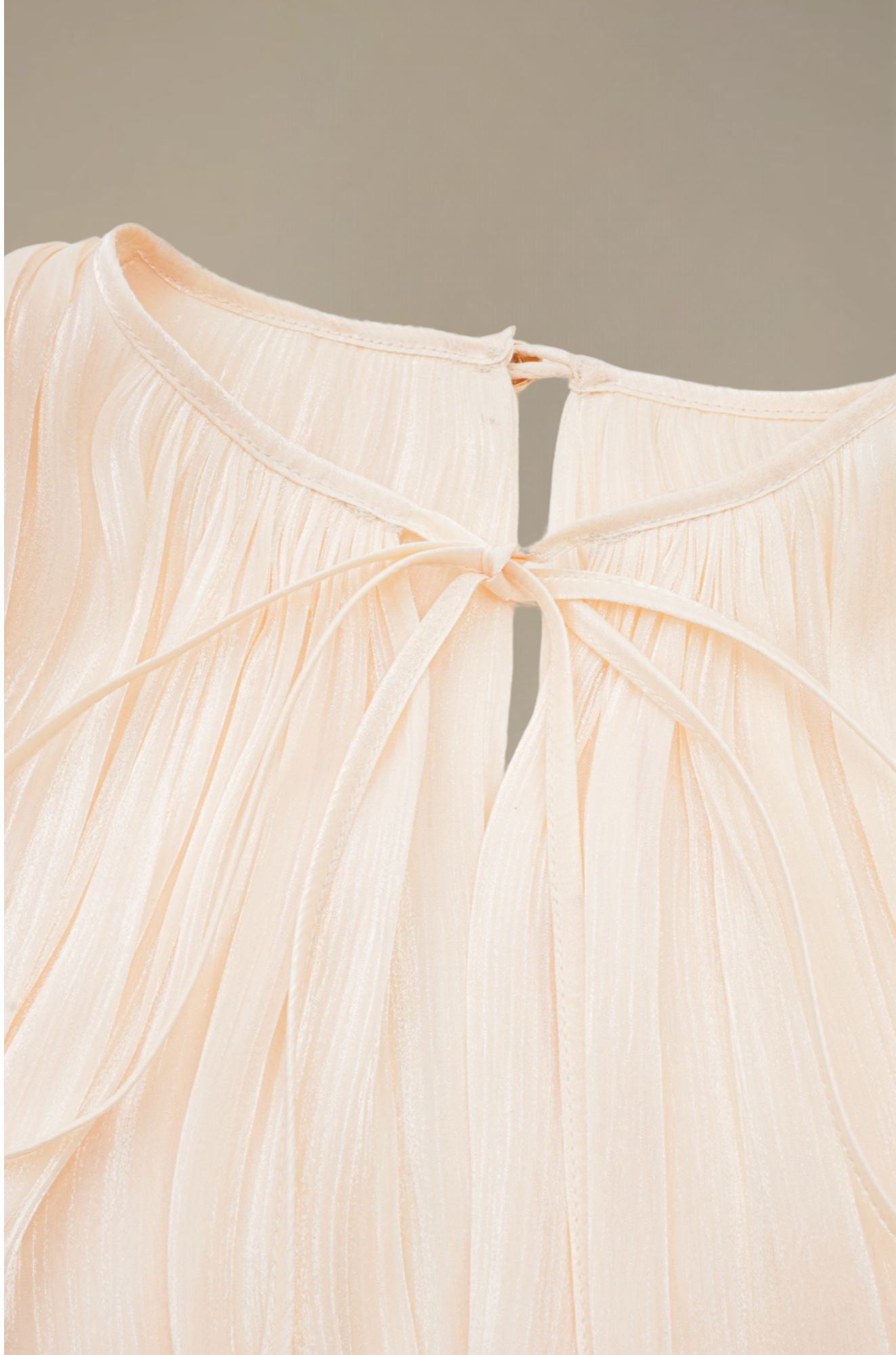 Eugénie - Fully-Pleated Ruffled Mini Dress for Woman