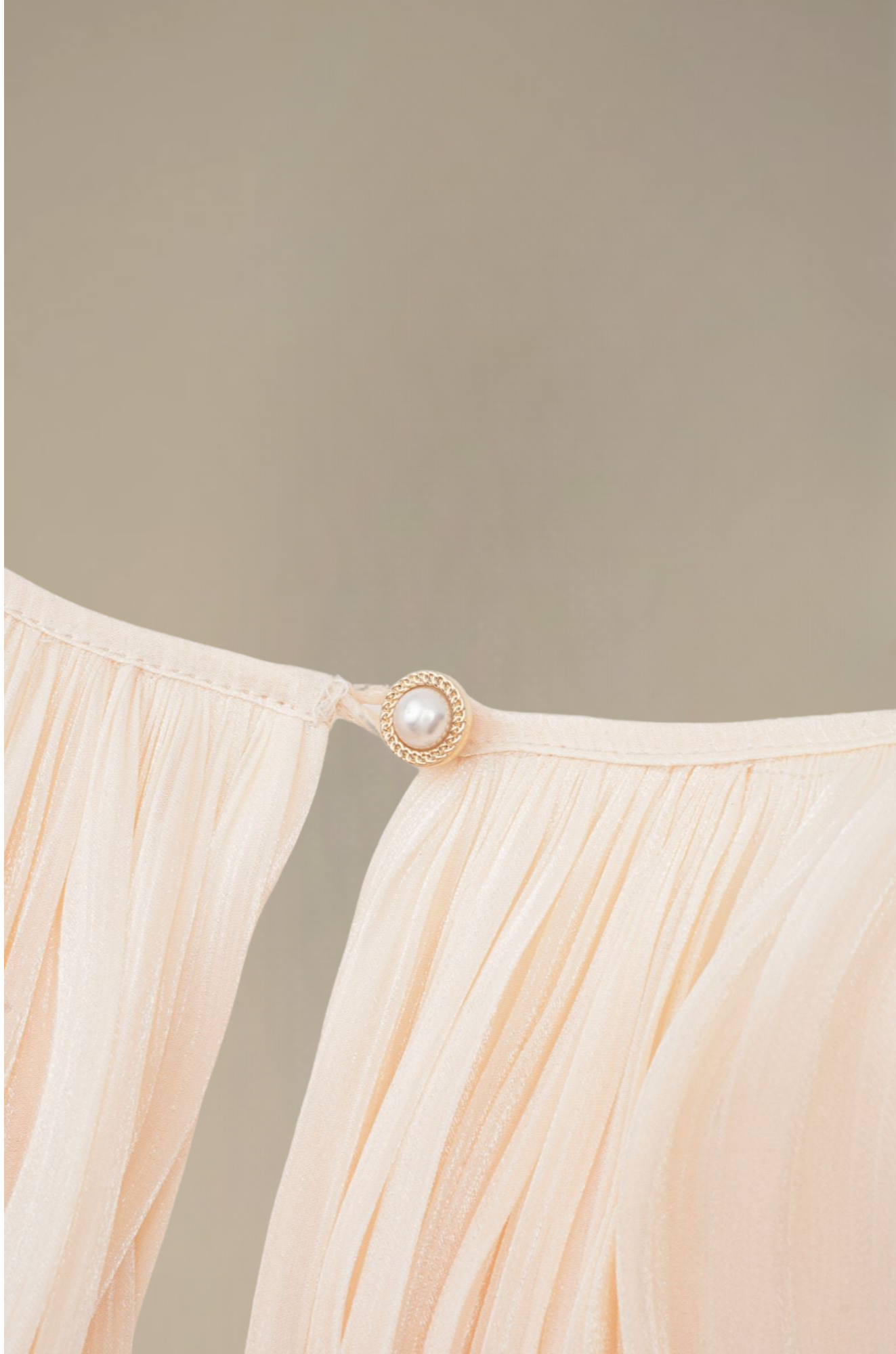 Eugénie - Fully-Pleated Ruffled Mini Dress for Woman