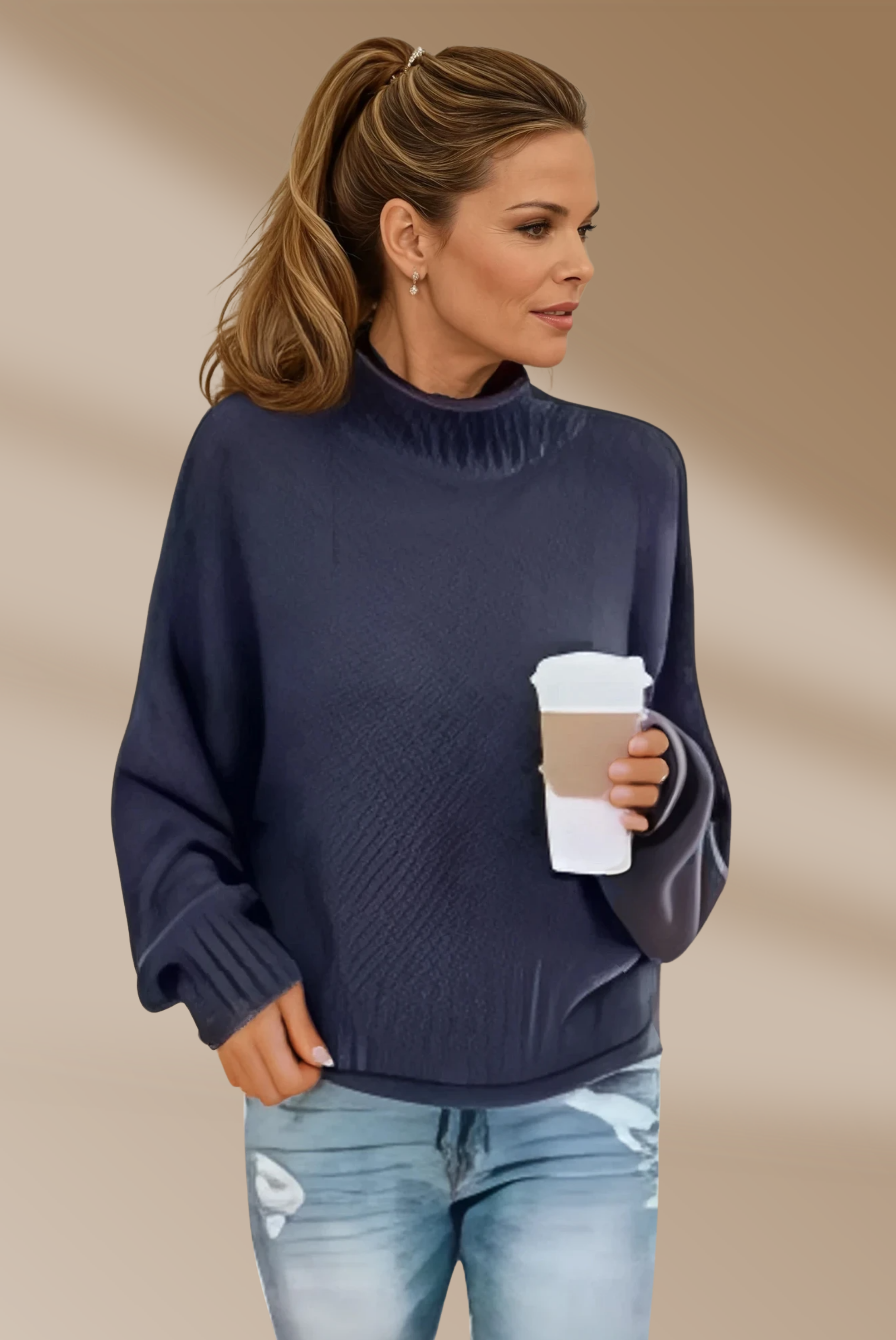 Sylvia - Classic Knit Jumper for Woman