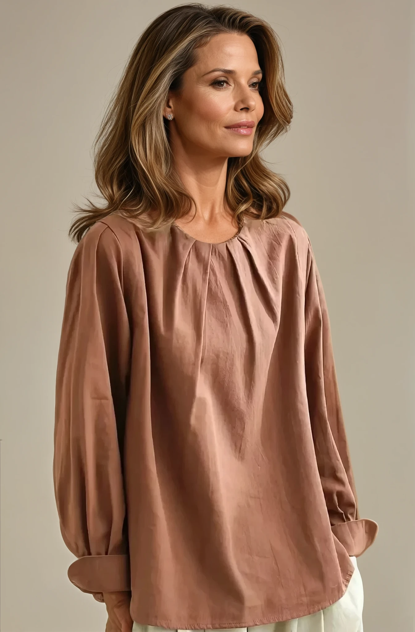 Eliana - Linen Blouse for Woman