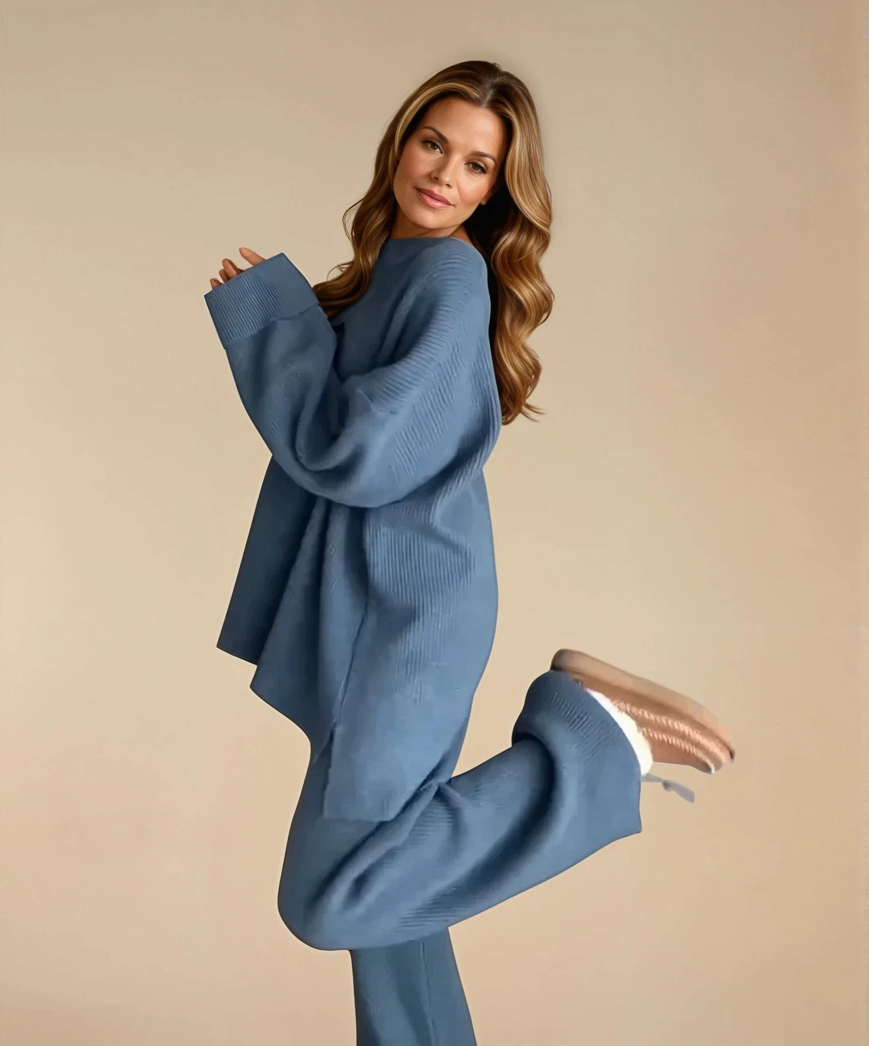 Talia - Cozy Oversized Knit Sweater for Woman
