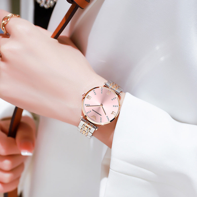 Rose Gold Watch & Jewelry Gift Set – Timeless Elegance in a Luxury Box