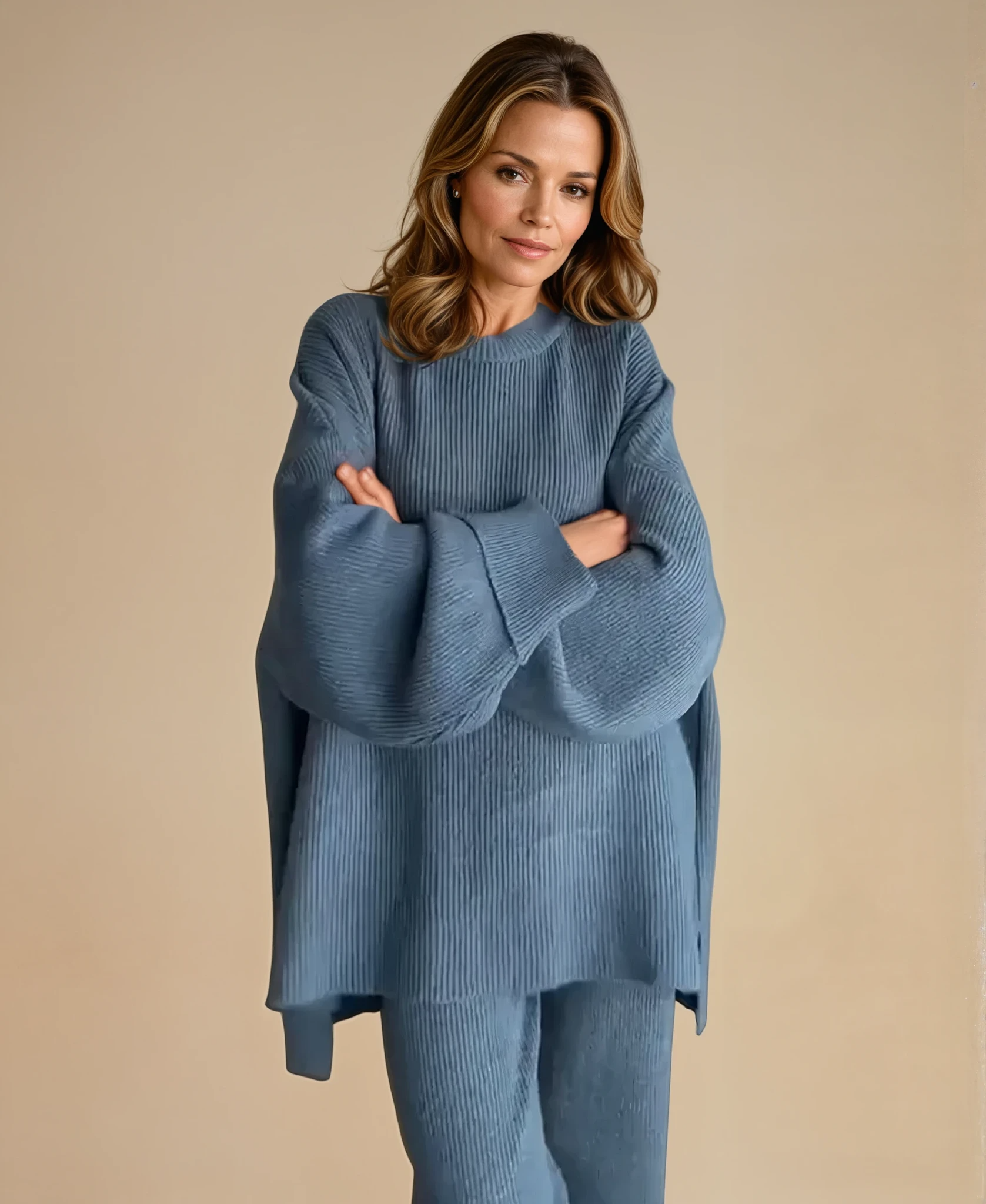 Talia - Cozy Oversized Knit Sweater for Woman