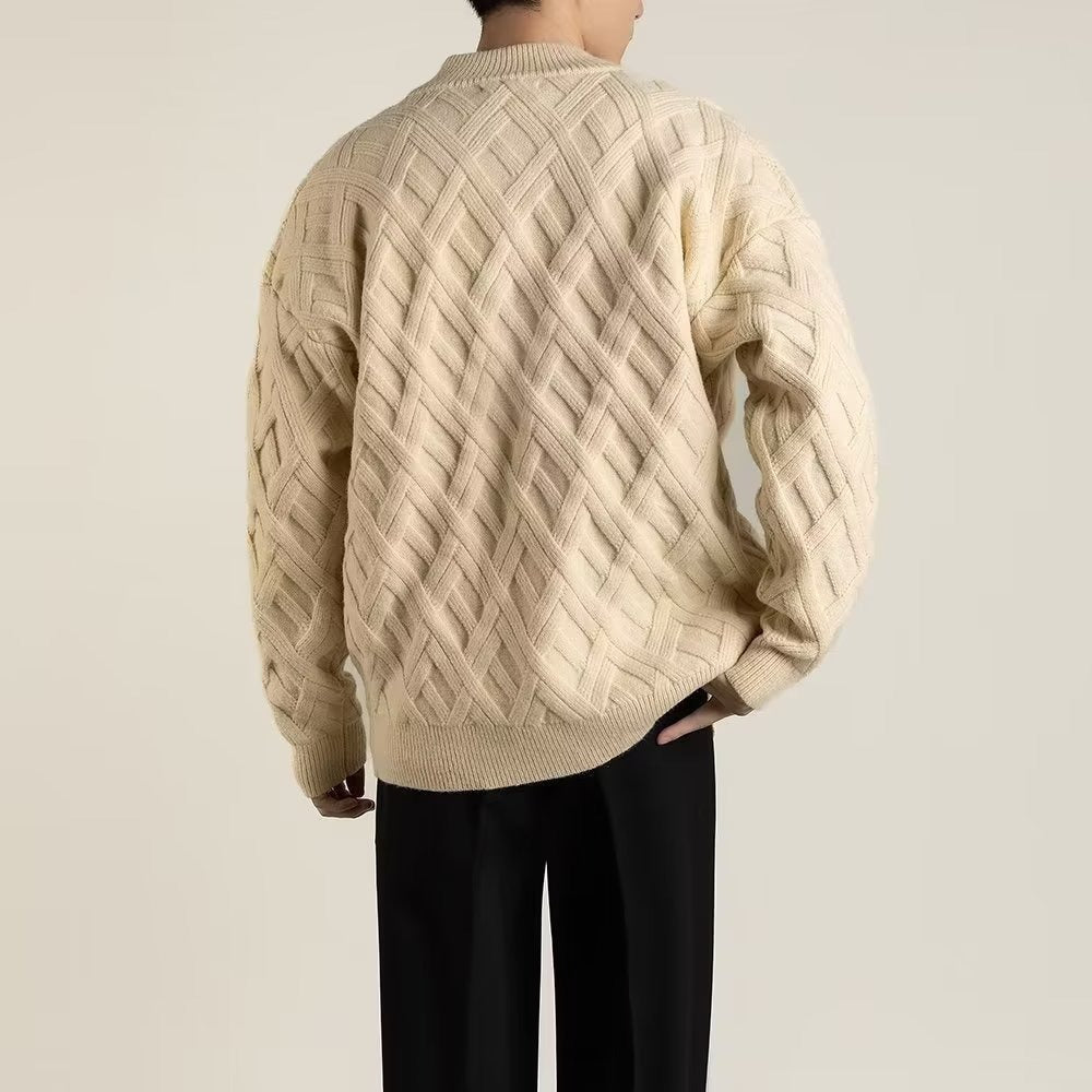 Lowie Cashmere Zip - Trendy Knit Sweater for Men