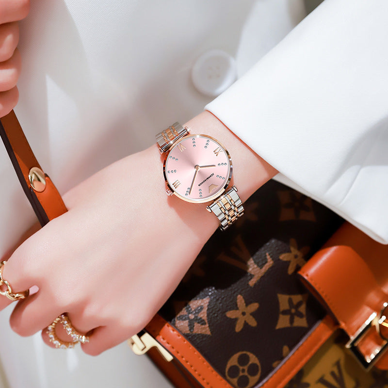 Rose Gold Watch & Jewelry Gift Set – Timeless Elegance in a Luxury Box