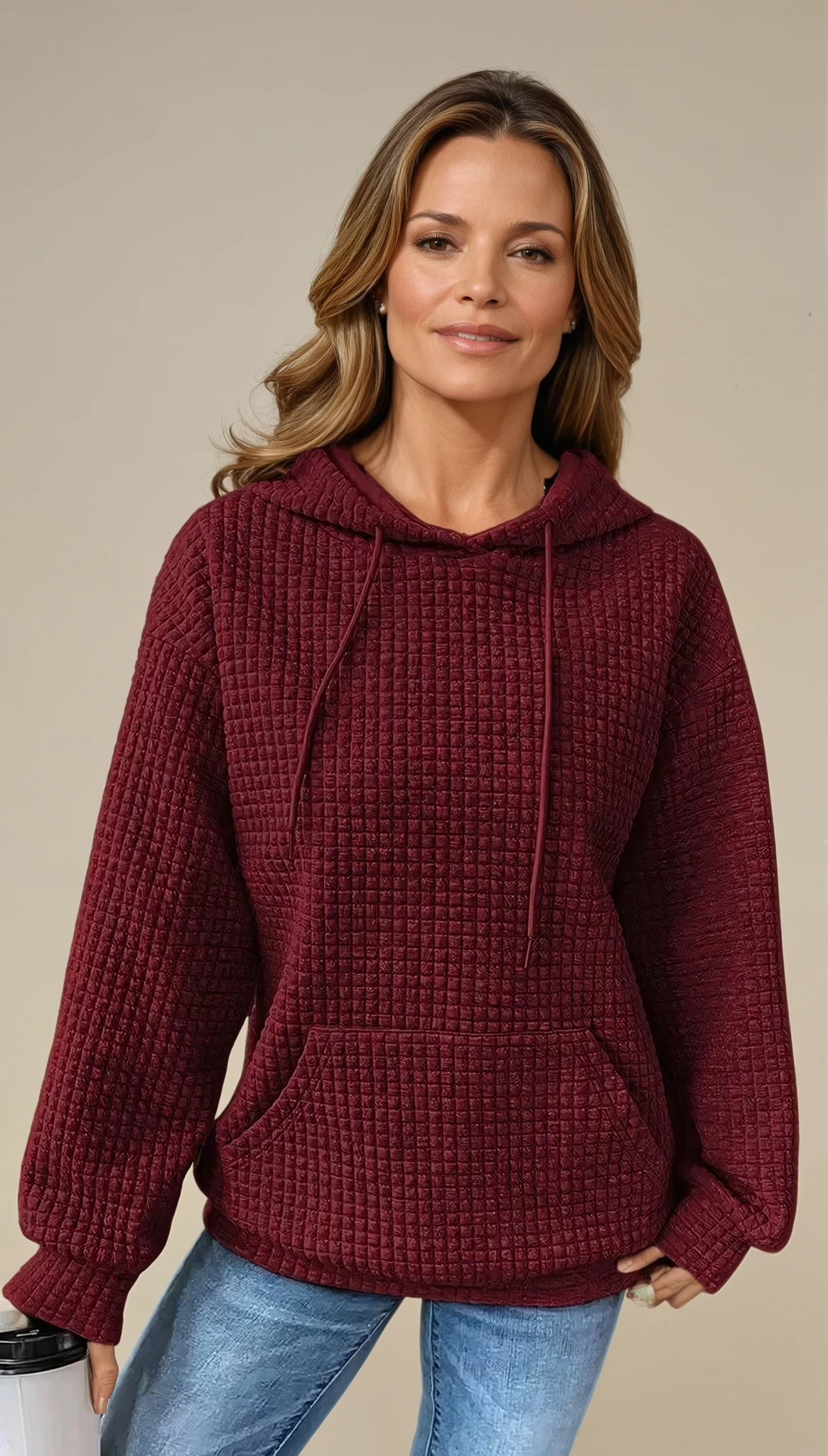 Plain Casual Hoodie Sweatshirt - Comfy Chic