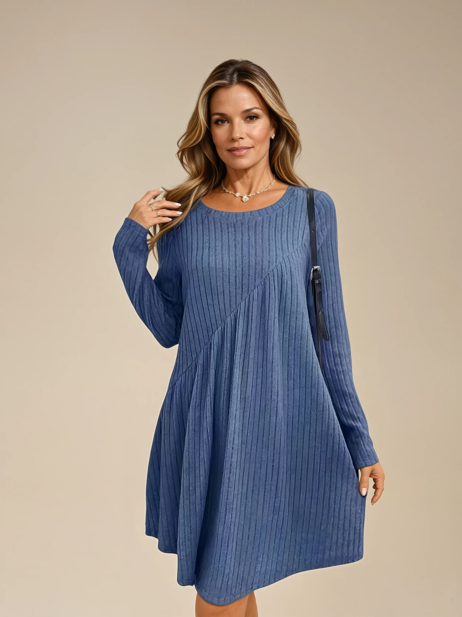 Anita - Soft and Cosy Dress for Woman