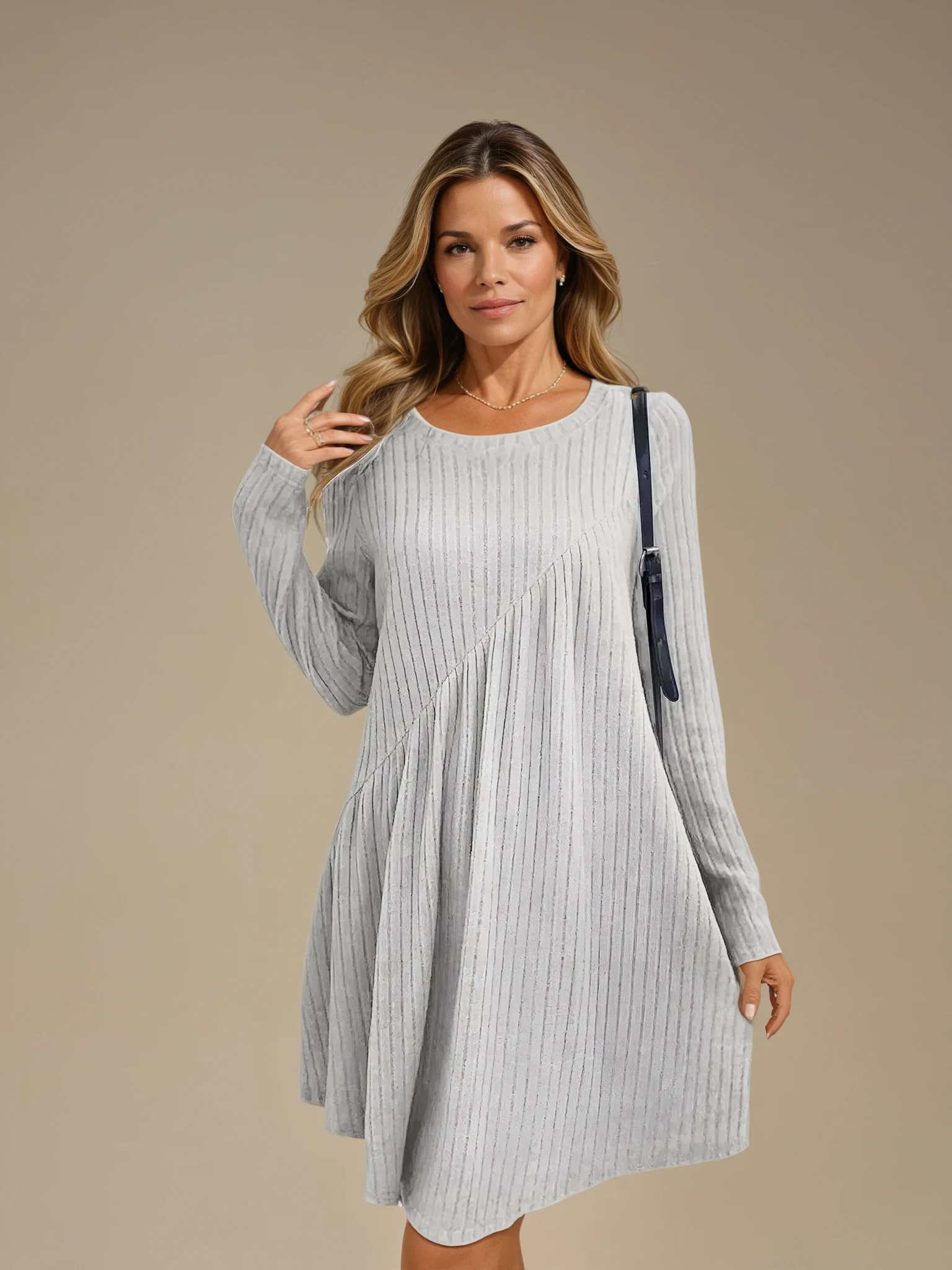 Anita - Soft and Cosy Dress for Woman