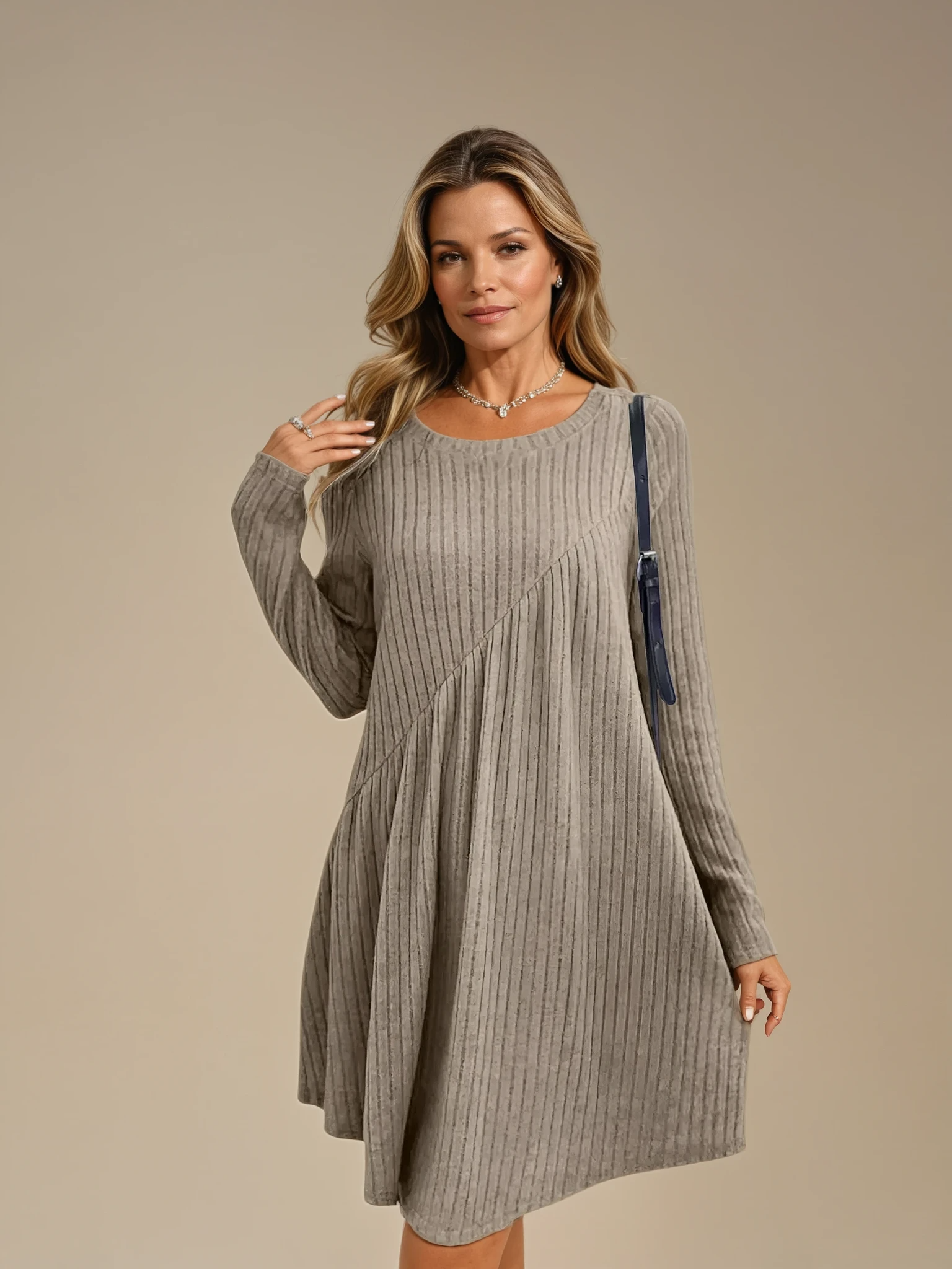 Anita - Soft and Cosy Dress for Woman