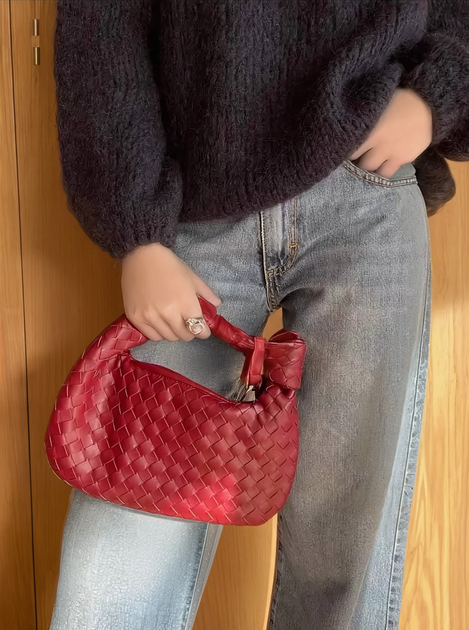 Jodie - Effortless Chic Woven Mini Bag for Woman