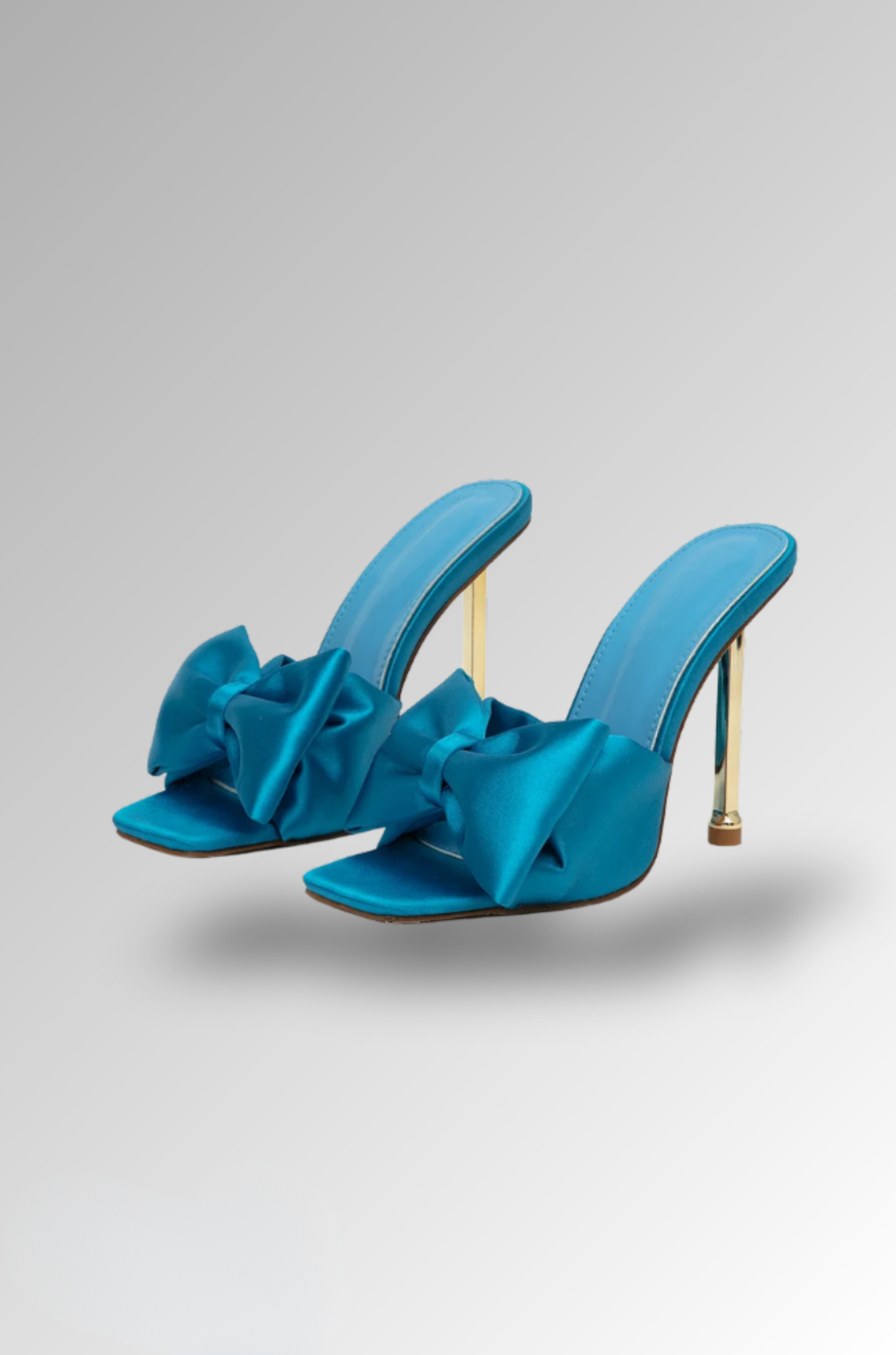 High Heel with Ribbon - Stiletto Mules for Woman