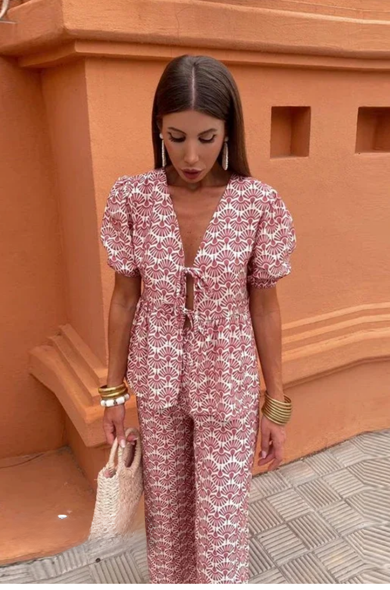 Lucy Lace Set - Polka Dot Outfit for Woman