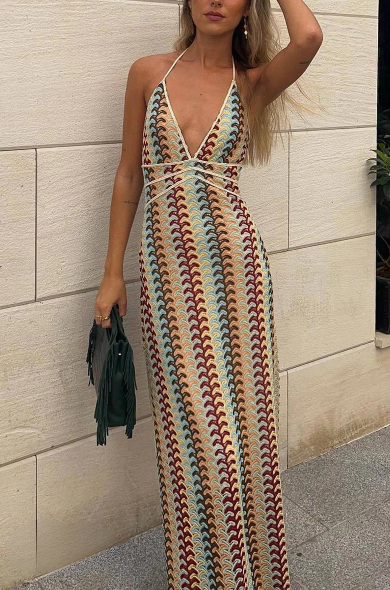 Serenity Dress - Boho Knit Dress for Woman