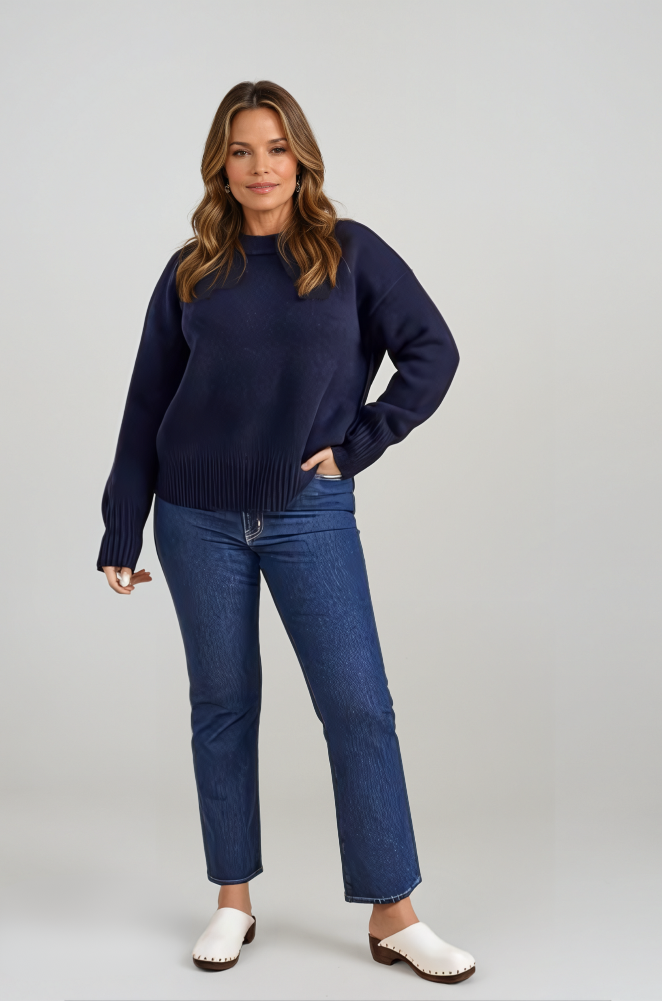 Wool Jumper - Luxury Soft Sweater for Woman
